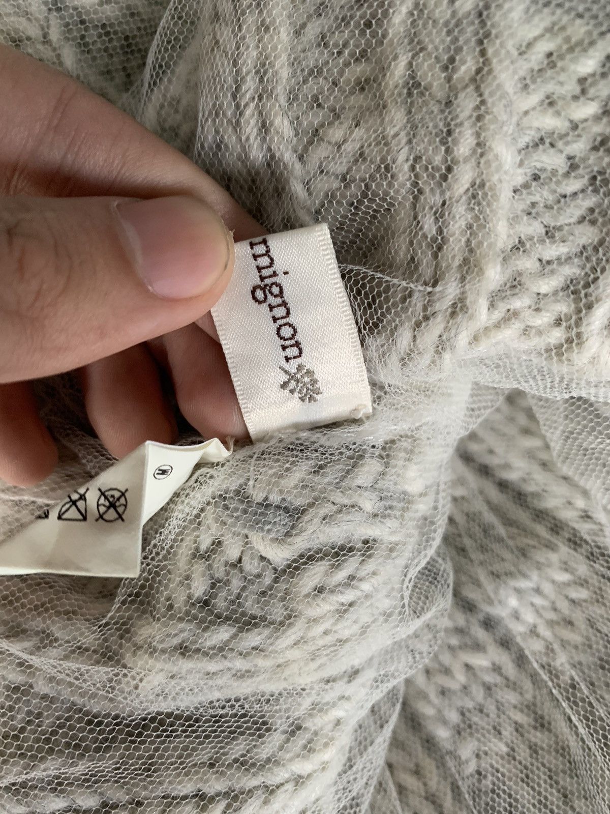 Japanese Brand × Kapital × Vintage Punk Bondage Style Passage Mignon knit Rare Beanie Hats Size ONE SIZE - 12 Thumbnail