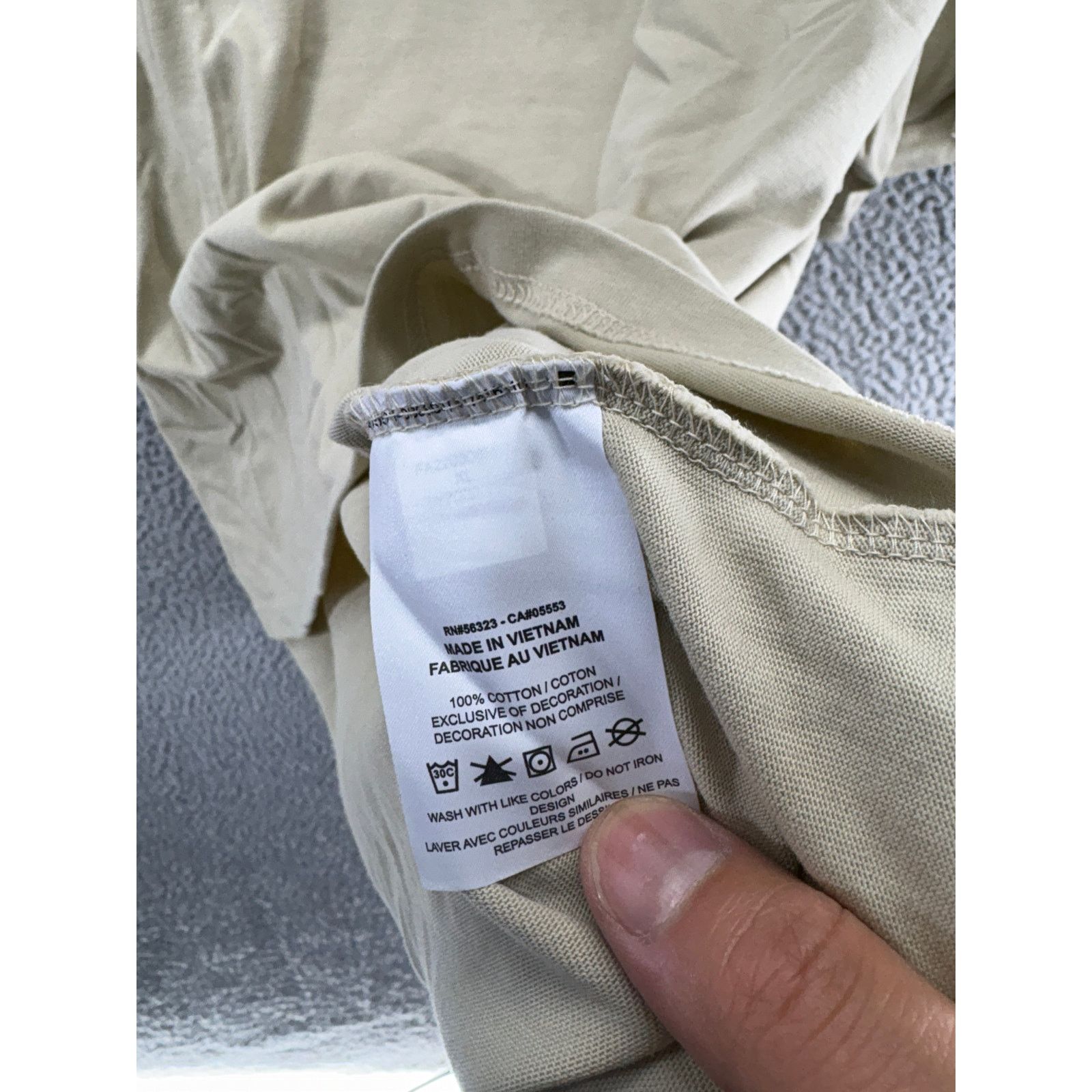 Nike Nike Jordan x Shelflife South Africa Tee Shirt Mens XL Beige Size US XL / EU 56 / 4 - 9 Thumbnail