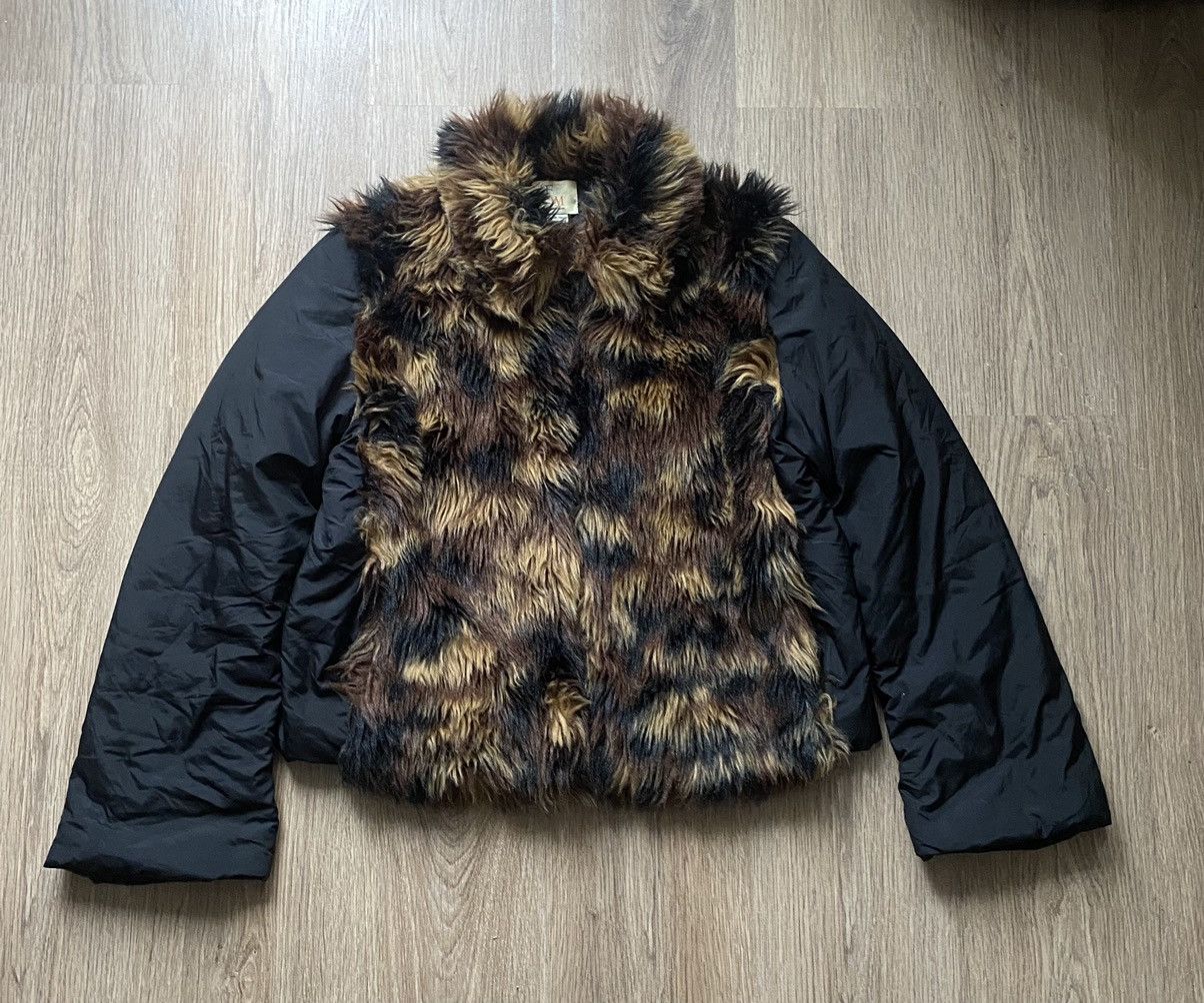 ジャケット・アウター archive grunge 00s Design leopard far archive grunge 00s Design leopard far