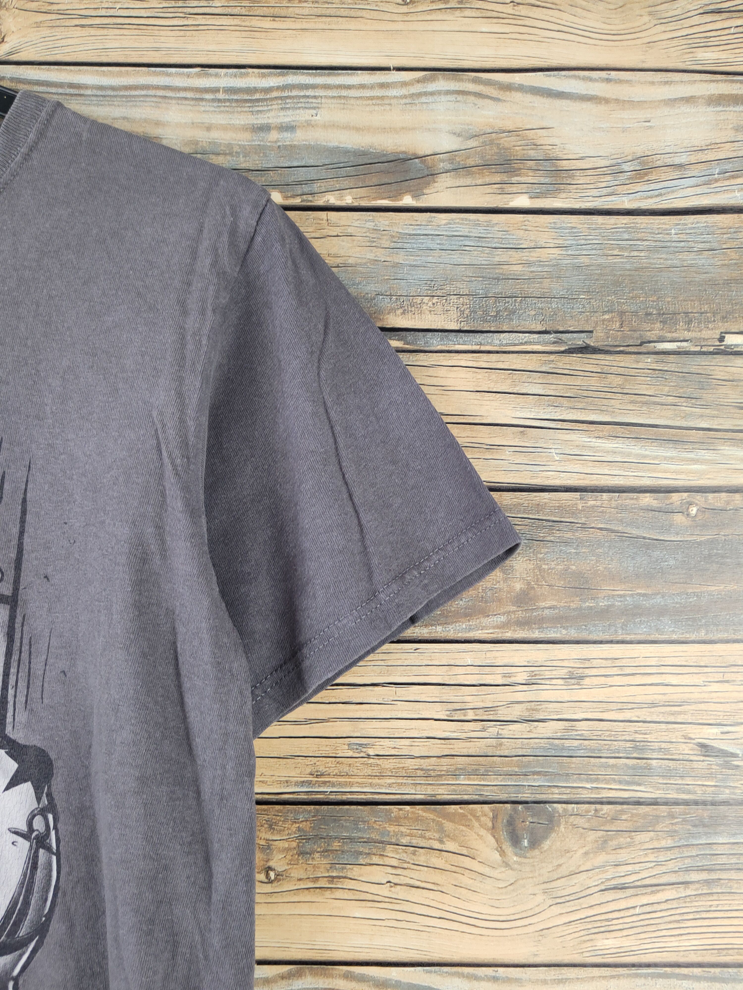 Japanese Brand × Vintage DL Japanese Brand Gray Popeye Short Sleeve T-shirt #1037 Size US S / EU 44-46 / 1 - 7 Thumbnail