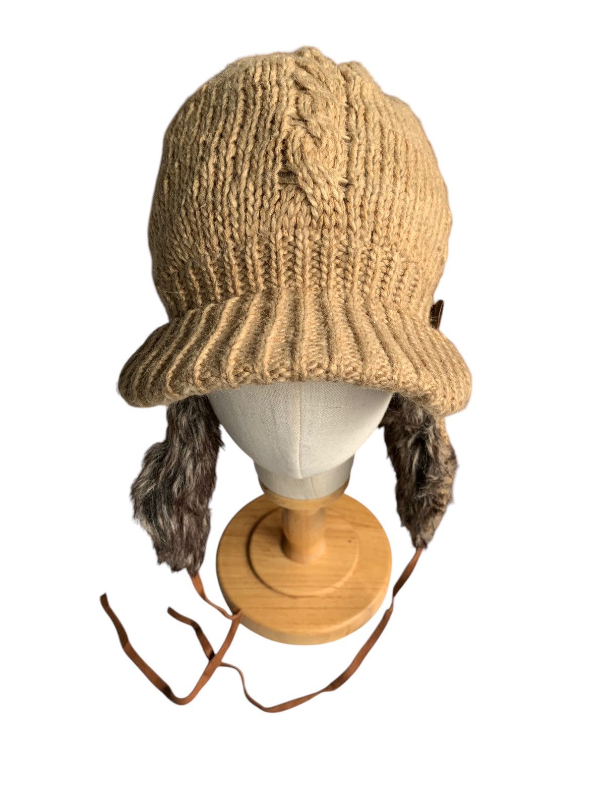 Japanese Brand × Kapital × Vintage Knitted Crochet Earflaps Winter Sessions Beanie Hats Size ONE SIZE - 6 Thumbnail
