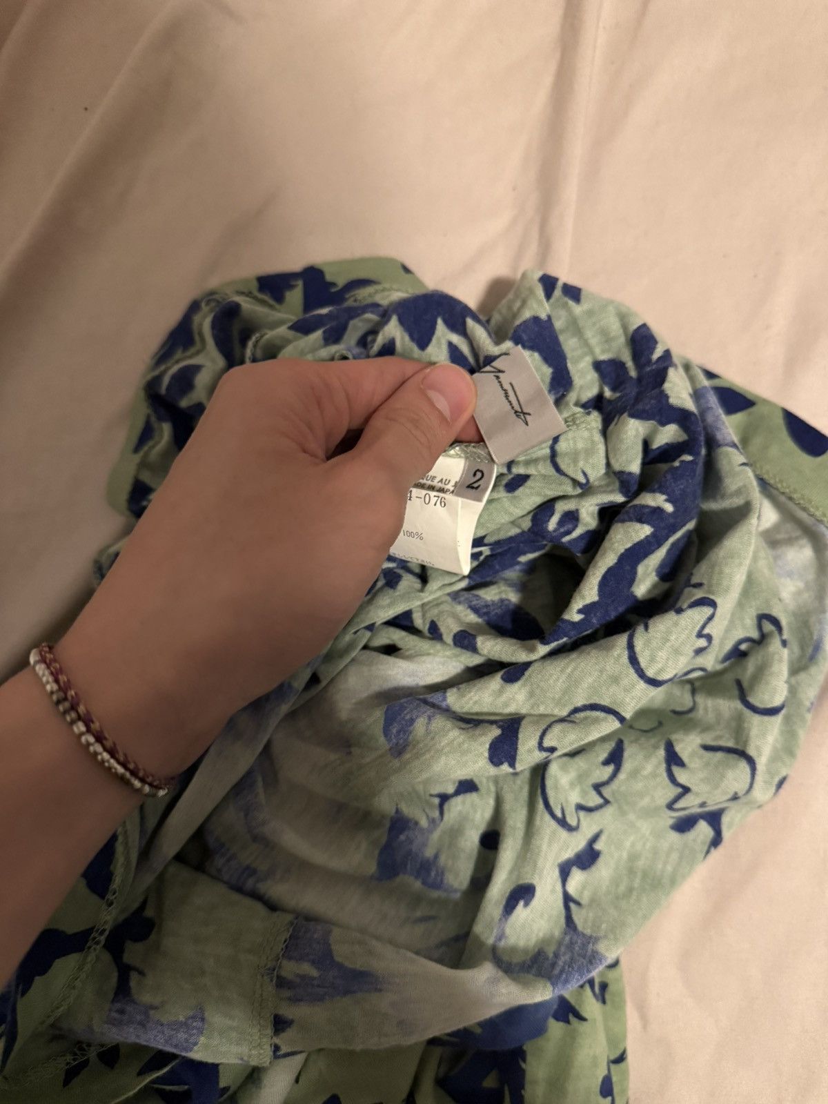 Yohji Yamamoto Yohji yamamoto AW94 tie dye 3/4 sleeve shirt Size US S / EU 44-46 / 1 - 4 Thumbnail