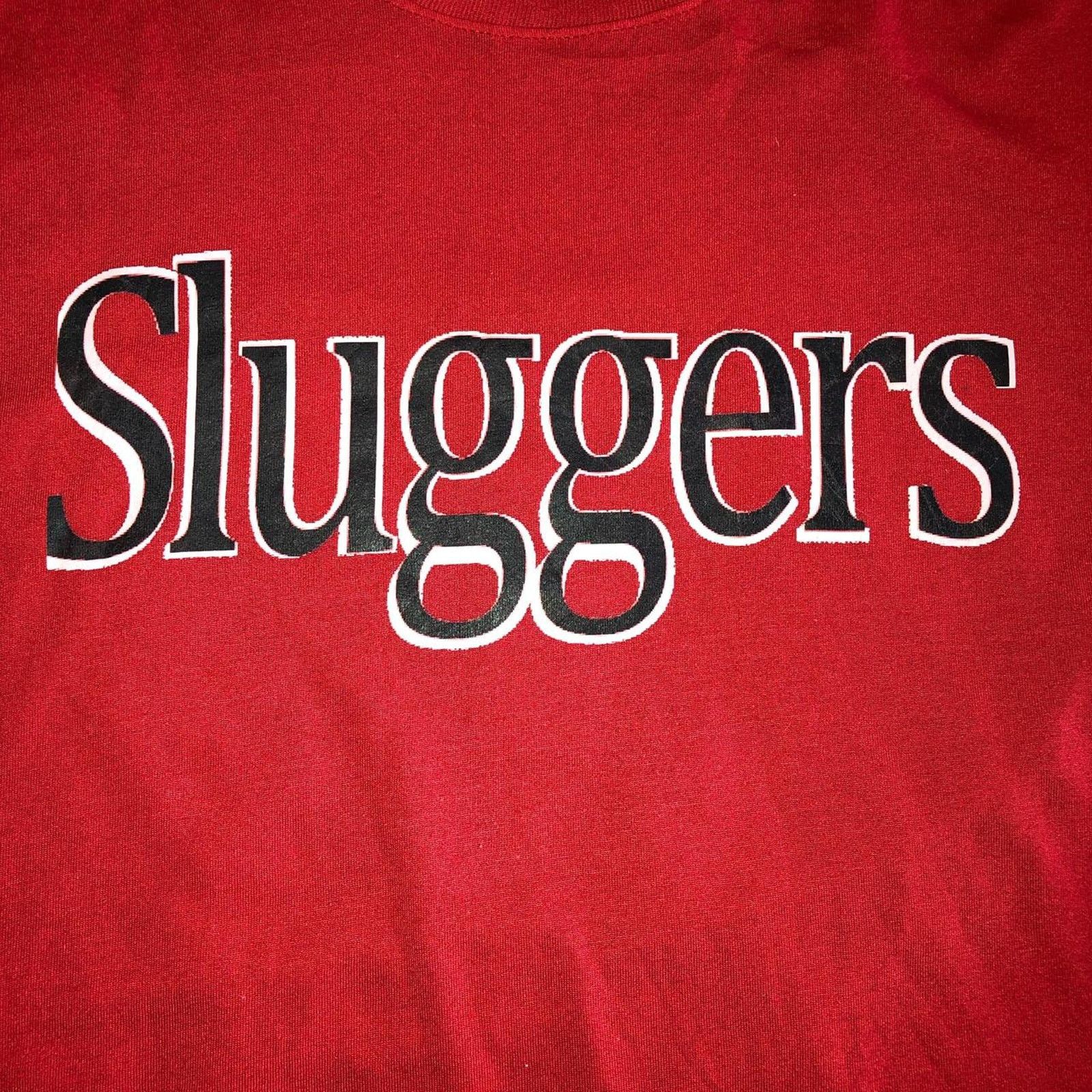 Gildan Men’s Red ‘Sluggers’ Graphic Number Tee Size US L / EU 52-54 / 3 - 3 Thumbnail