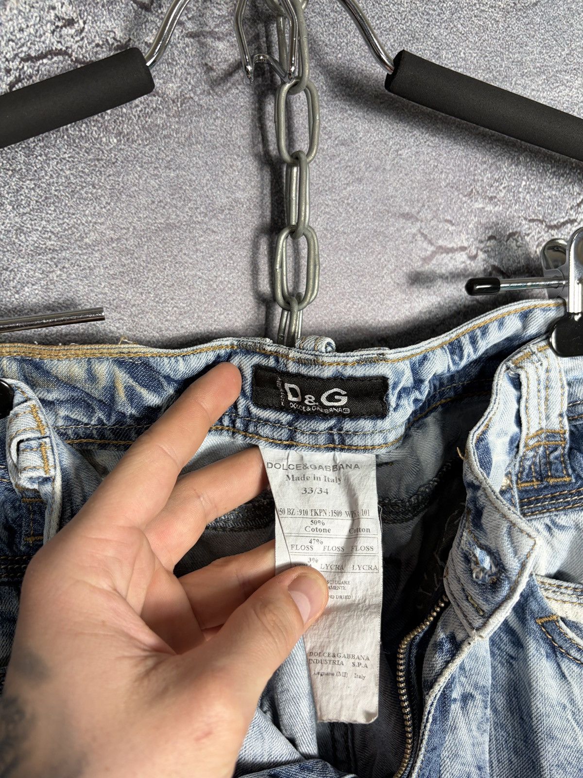 Dolce & Gabbana Vintage Y2K Dolce Gabbana Denim Pants Jeans Size 34 Size US 34 / EU 50 - 11 Thumbnail