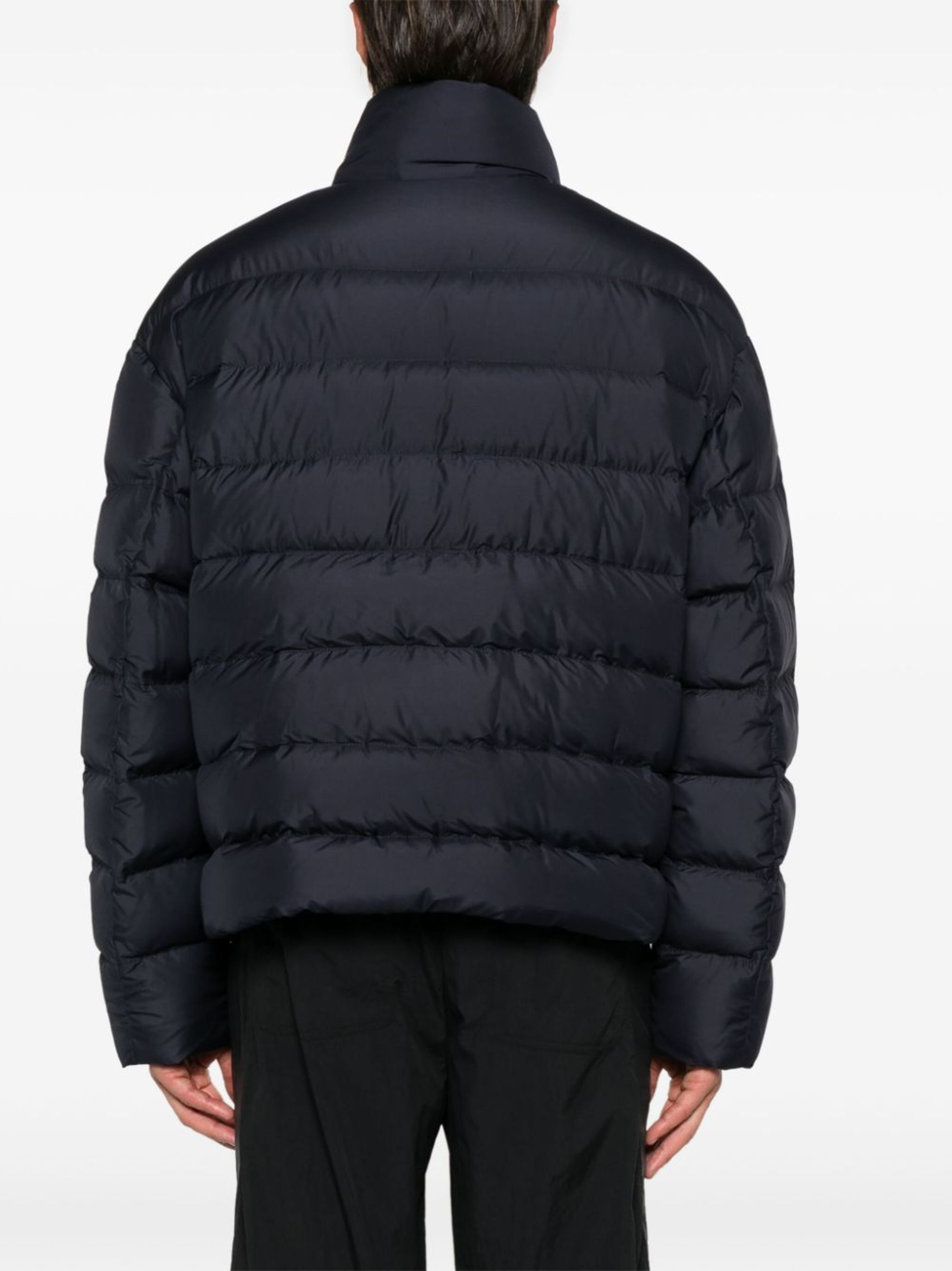 Prada o1mt1gz0925 Triangle-Logo Puffer Jacket in Blue Size US L / EU 52-54 / 3 - 4 Thumbnail