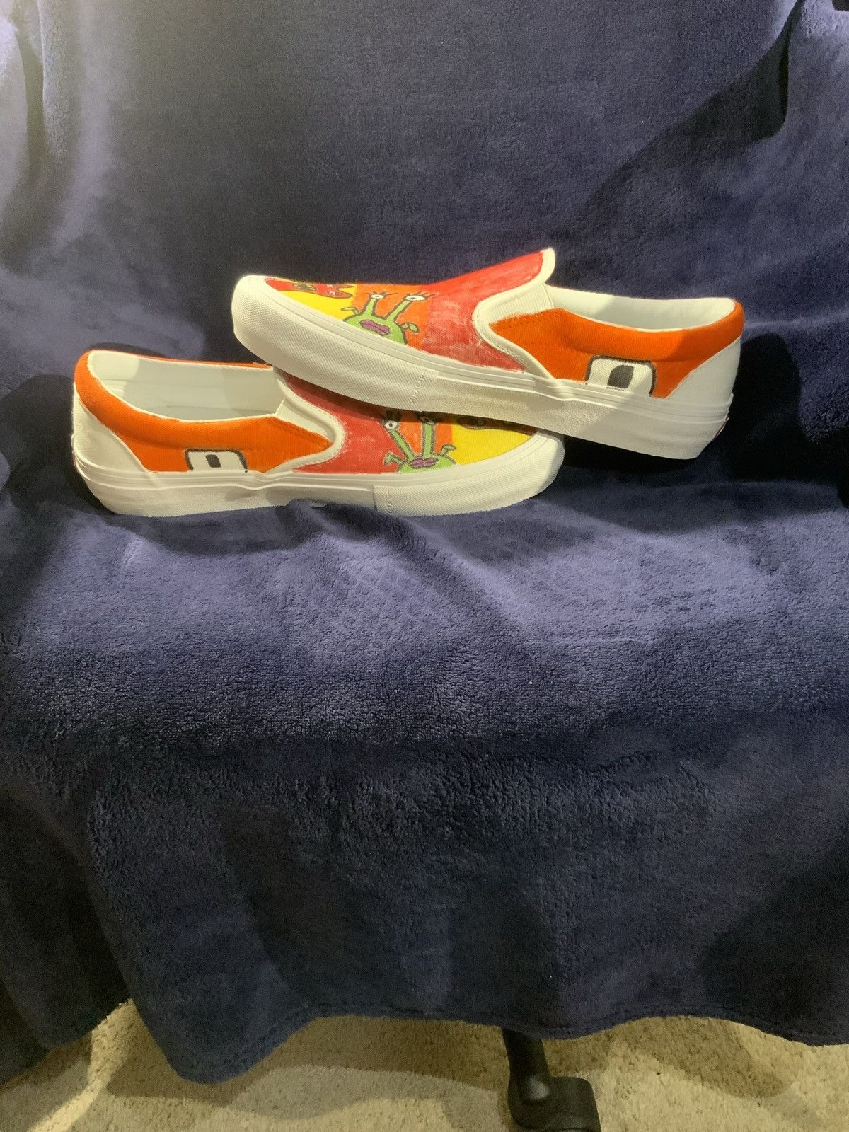 Vans Custom slip on Vans Size US 7.5 / EU 40-41 - 3 Thumbnail