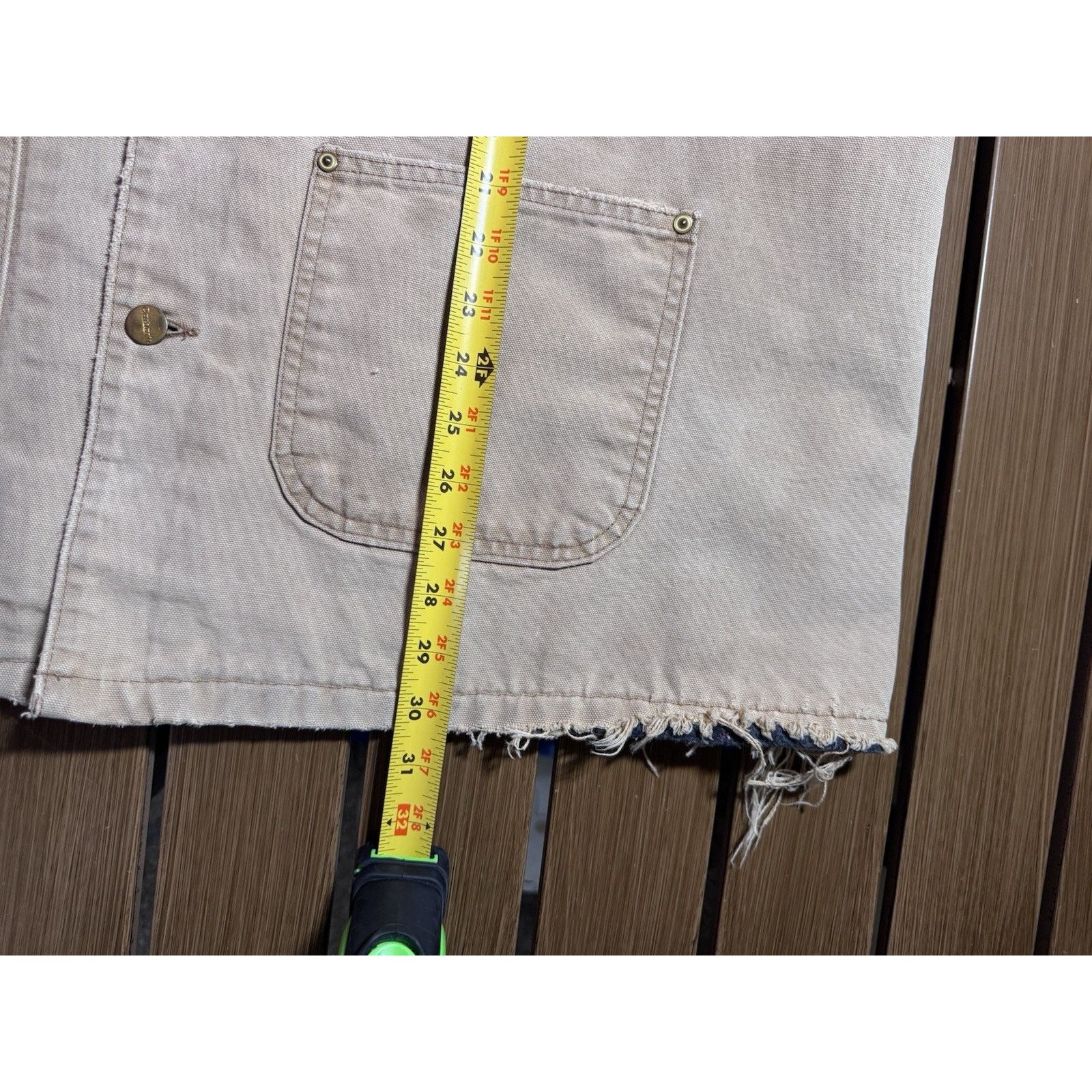 Carhartt Vintage 90’s Carhartt Chore Jacket XL Blanket Lined TAN Size US XL / EU 56 / 4 - 6 Thumbnail