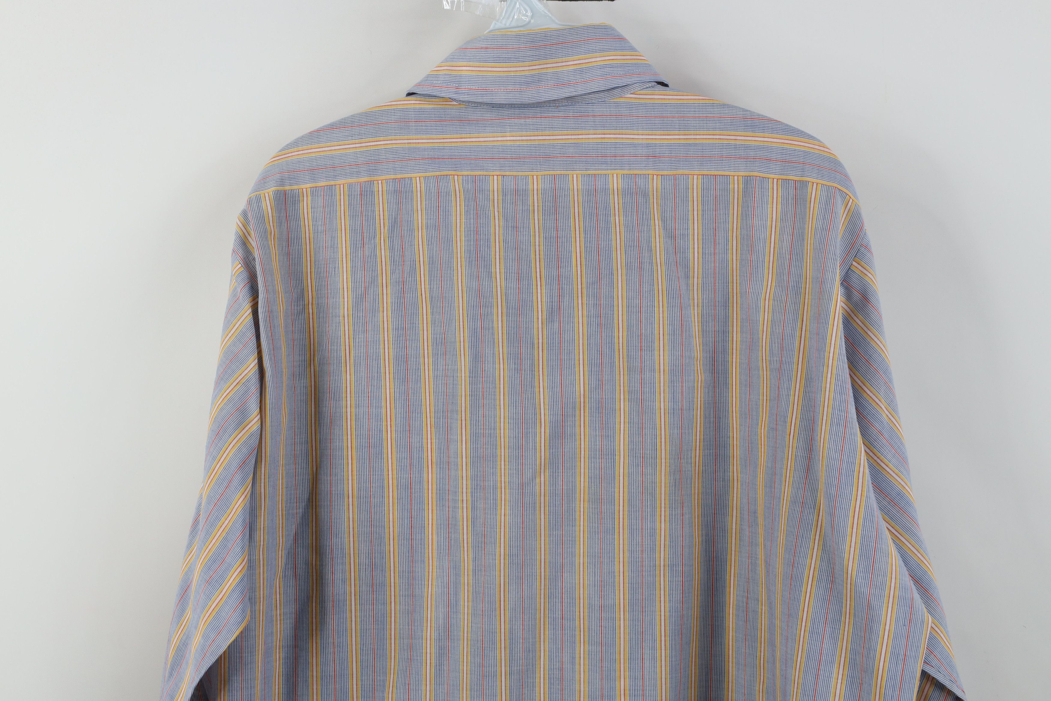 Vintage Vintage 60s 70s Macys Striped Dagger Collar Button Shirt Size US M / EU 48-50 / 2 - 11 Thumbnail