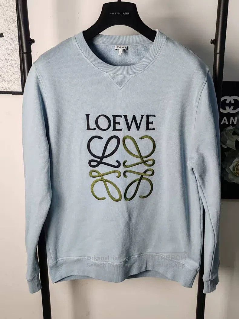 Loewe Loewe Embroidered logo sweatshirt Size M / US 6-8 / IT 42-44 - 1 Thumbnail