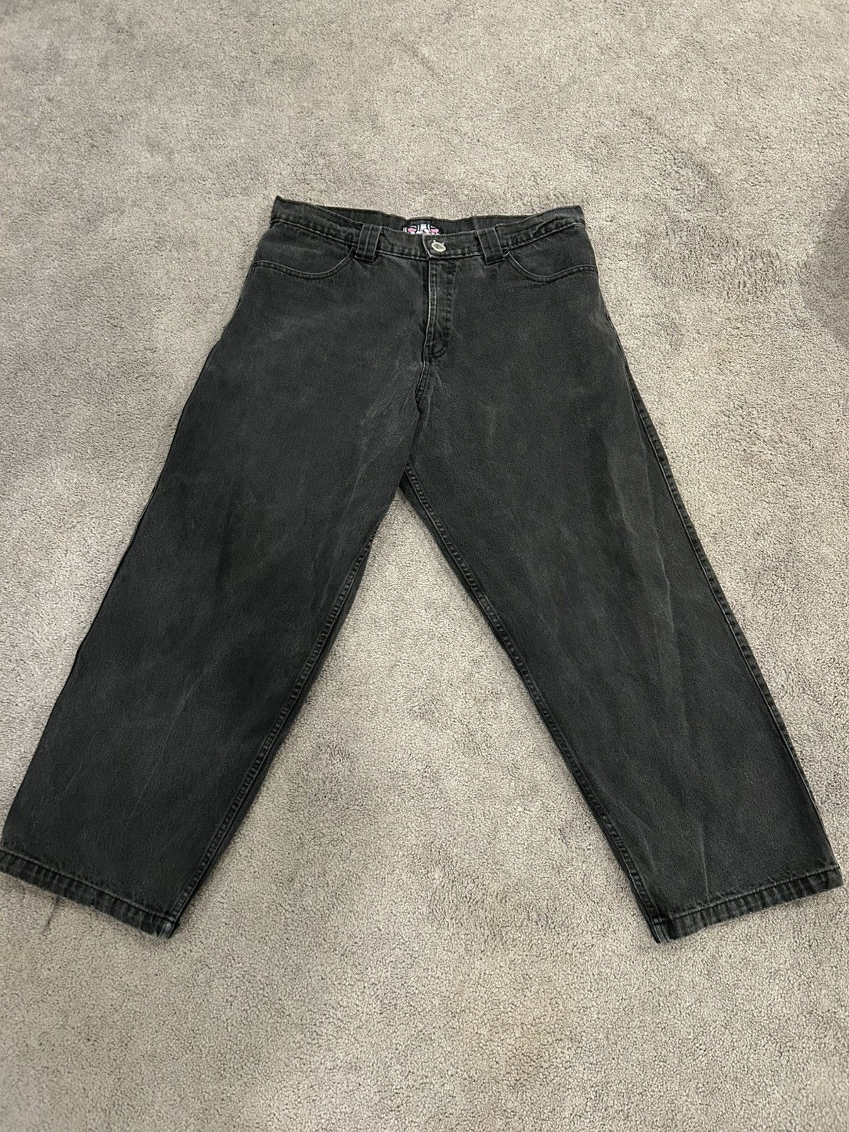 JNCO DIGITS Y2K Size 34 Back Pocket Embroidered Jeans JNCO Like Size US 34 / EU 50 - 3 Thumbnail