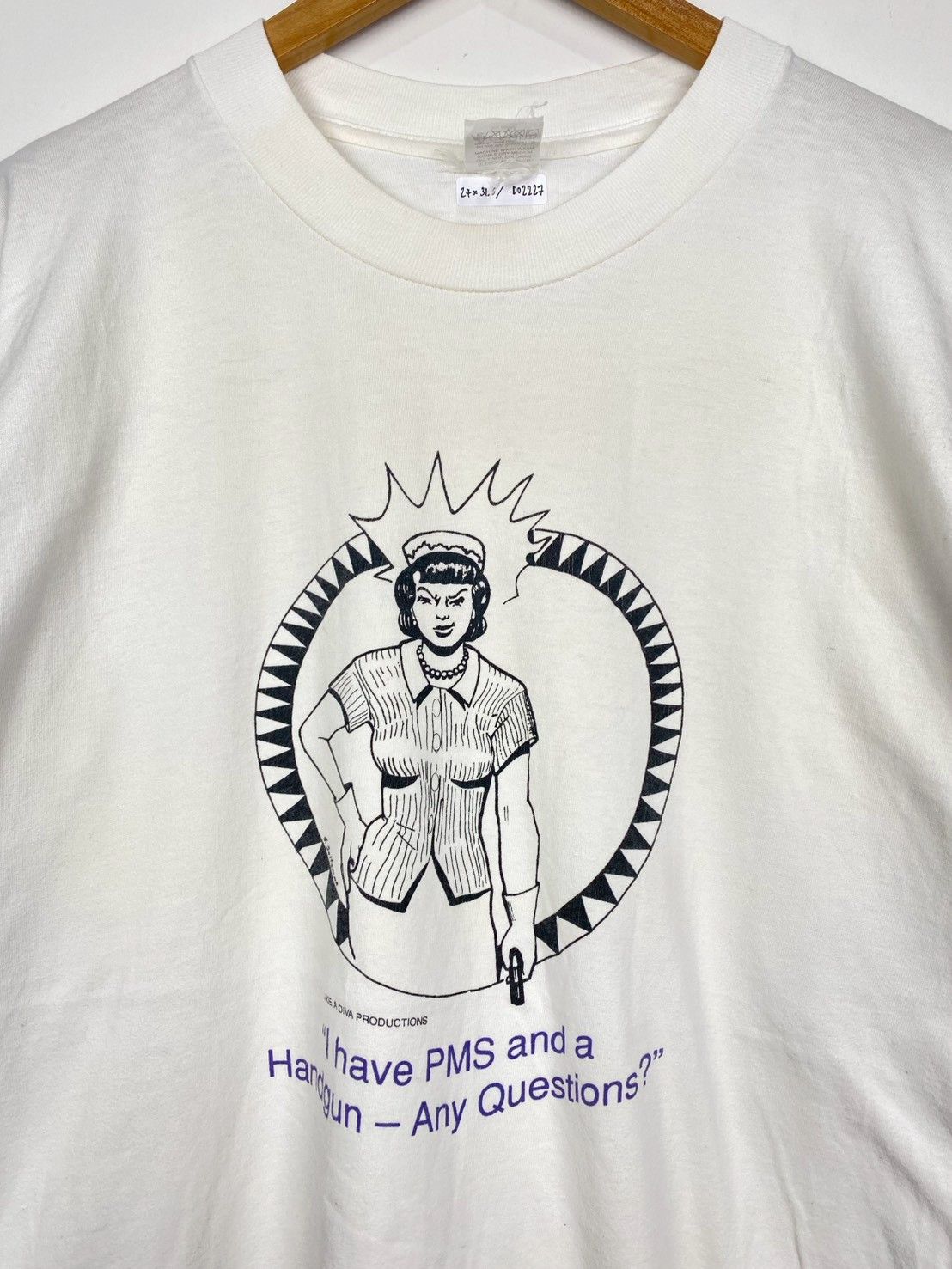 Vintage vintage i have pms and a handgun shirt XL DO2227 Size US XL / EU 56 / 4 - 2 Thumbnail