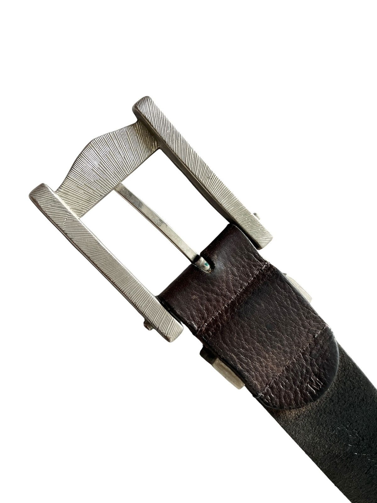Tornado Mart 2000s Tornado Mart Patina Leather Belt Size 30 - 6 Thumbnail