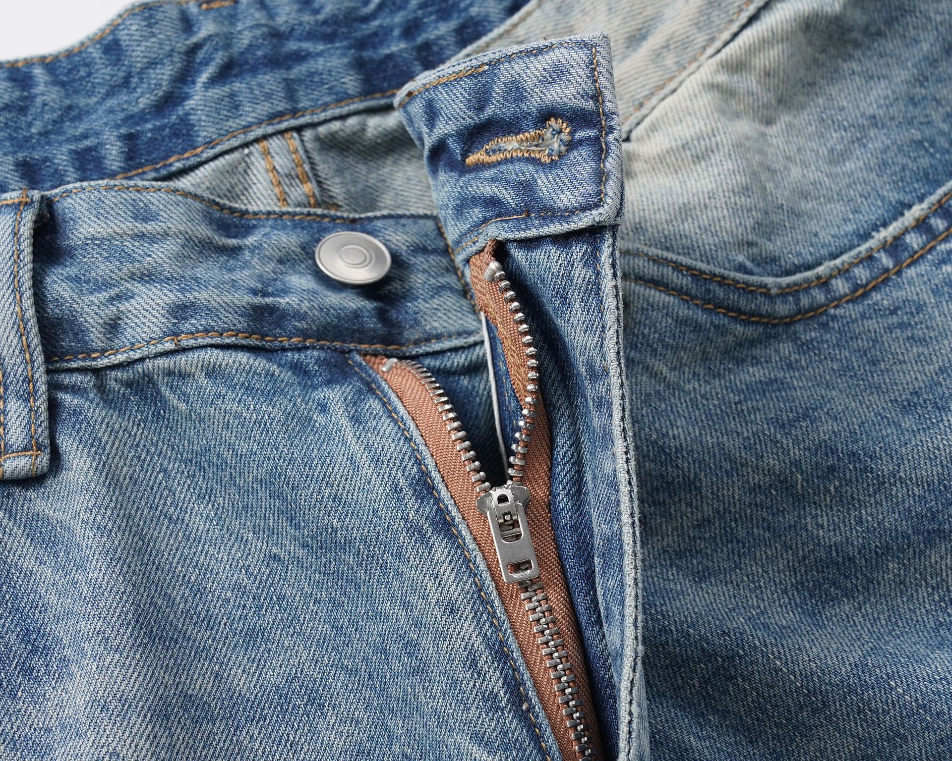 Japanese Brand × Jean High street washed gradient denim shorts y2k Size US 32 / EU 48 - 4 Thumbnail