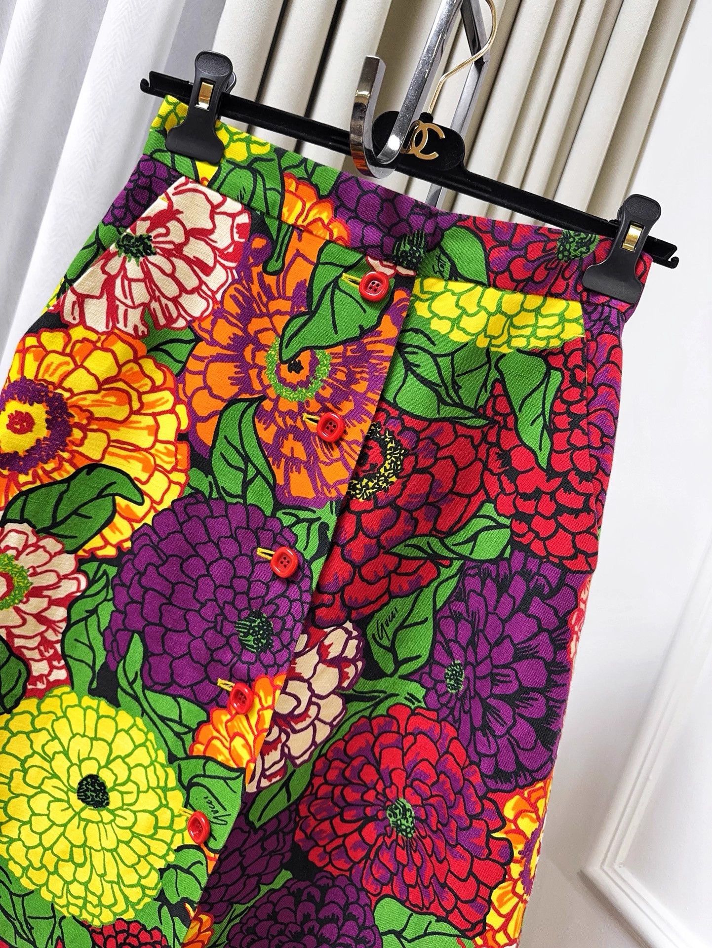 Gucci Gucci Floral Single-Breasted Long Skirt 38 IT Size S / US 4 / IT 40 - 3 Thumbnail