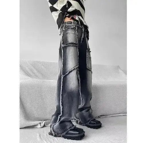 Japanese Brand Gothic Baggy Jeans Size US 32 / EU 48 - 4 Thumbnail