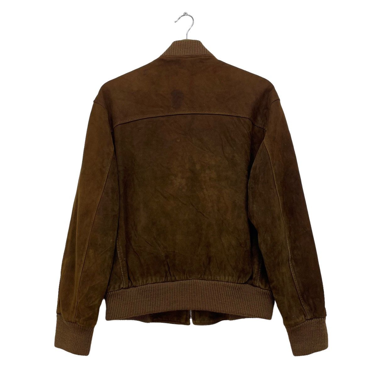 Genuine Leather 💥Japanese Brand MITSUKOSHI Suede Leather Bomber Jacket Size US M / EU 48-50 / 2 - 2 Thumbnail