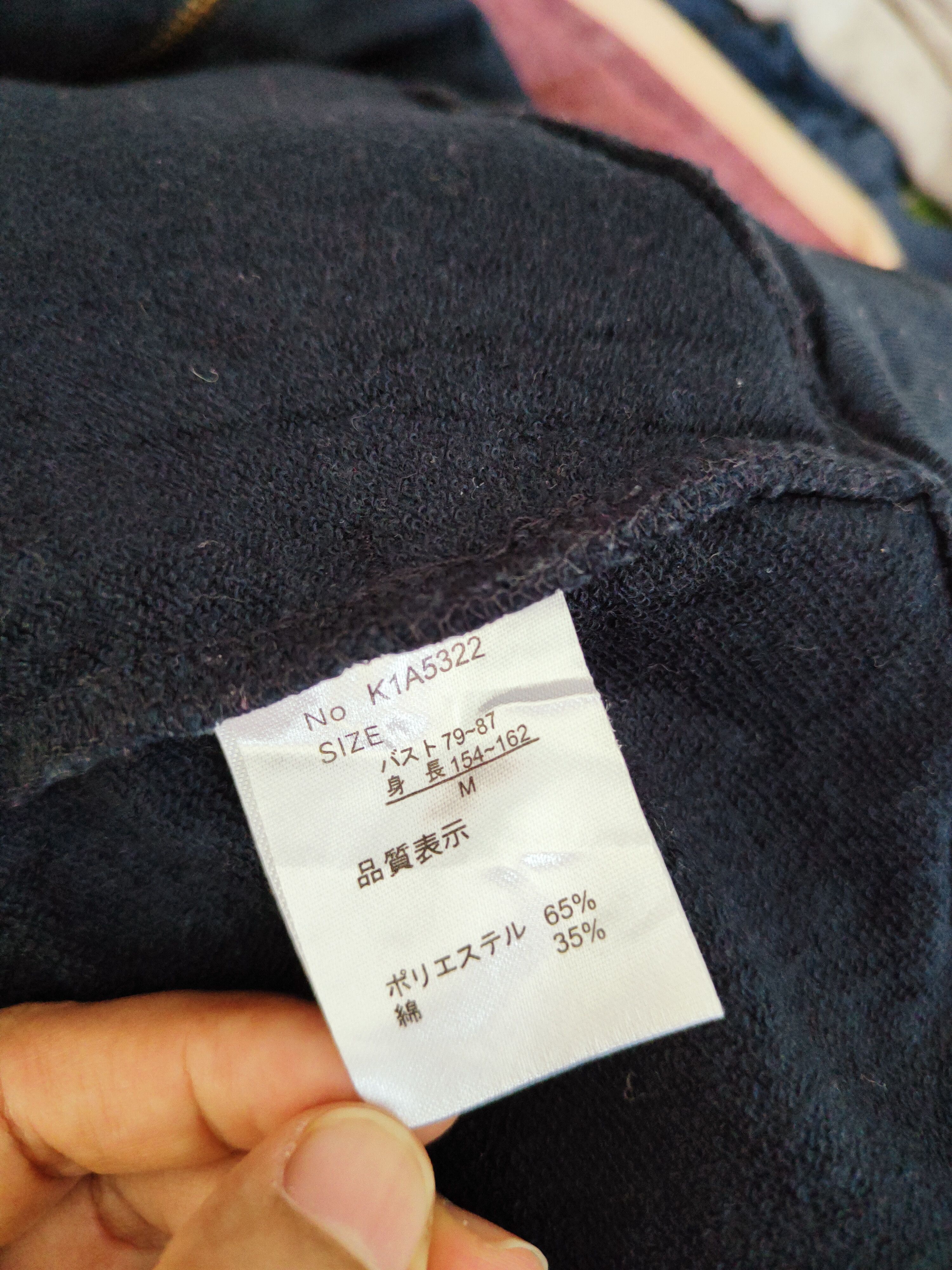Japanese Brand × Vintage ART Japanese Brand Dark Blue Hoodie Sweaters Size M / US 6-8 / IT 42-44 - 12 Thumbnail