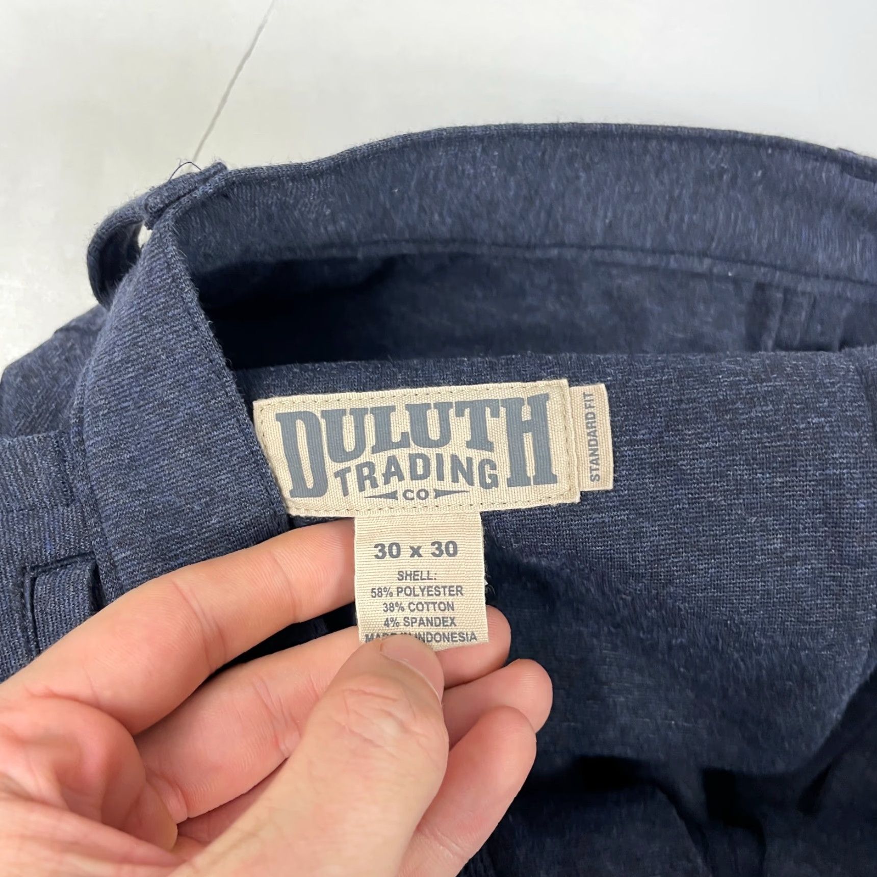 Vintage Duluth Pants Mens 30 x 30 Blue Incog Chino Cargo Workwear Hiking Camping Stretch Pants Mens Regular Blue Chino Cargo Pockets Outdoor" Size US 30 / EU 46 - 6 Thumbnail