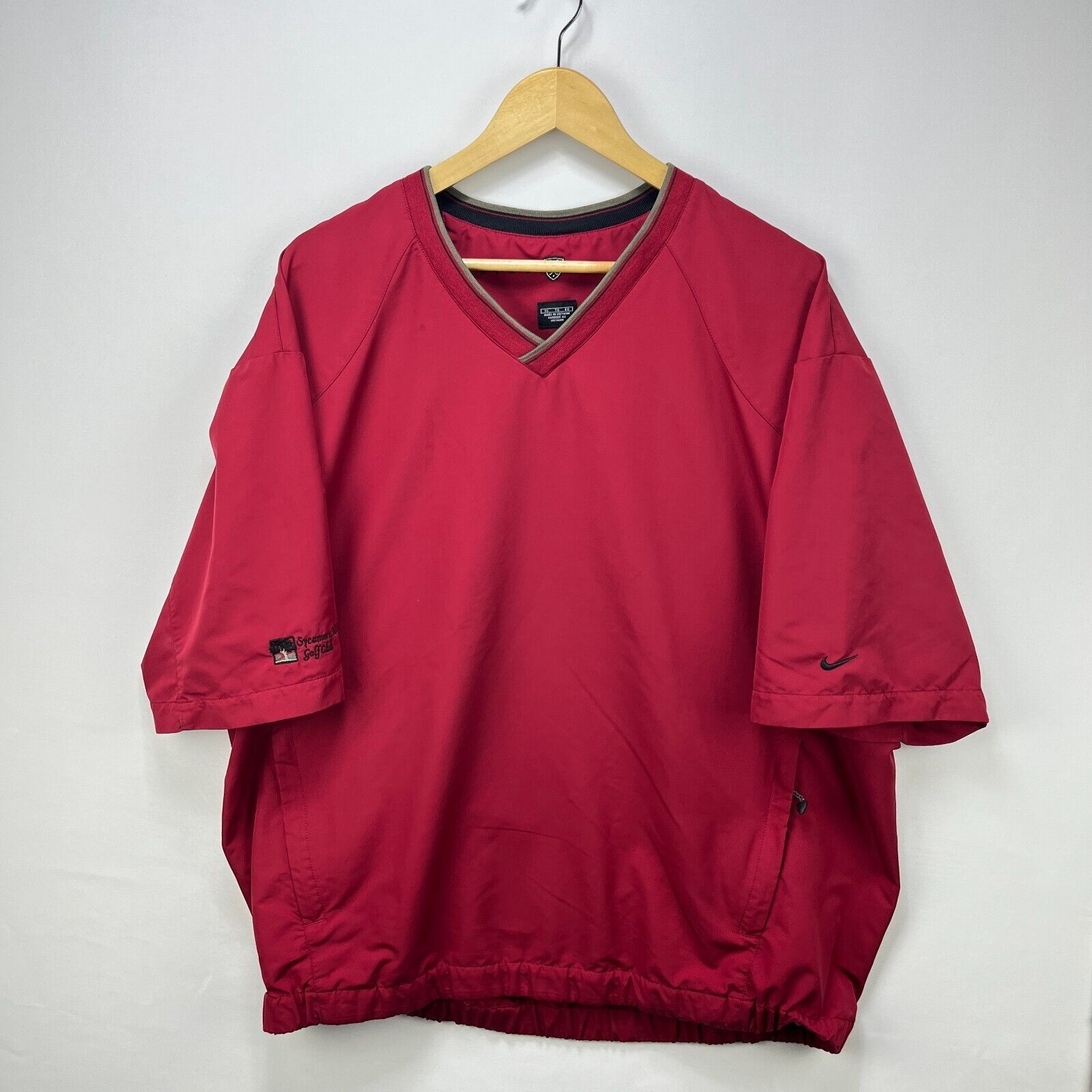 Vintage 90s Nike Golf Windbreaker Short Sleeve Jacket XL