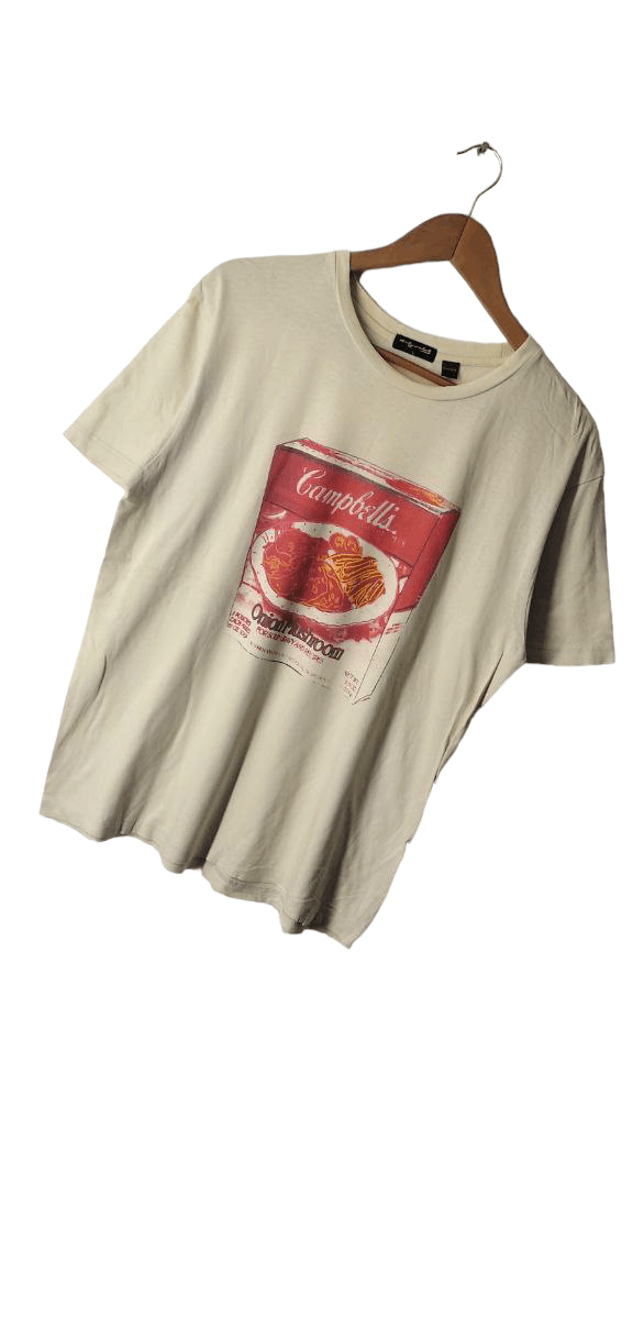 Andy Warhol VINTAGE ANDY WARHOL SOUP CAMPBELL POP ART TEE Size US L / EU 52-54 / 3 - 5 Thumbnail