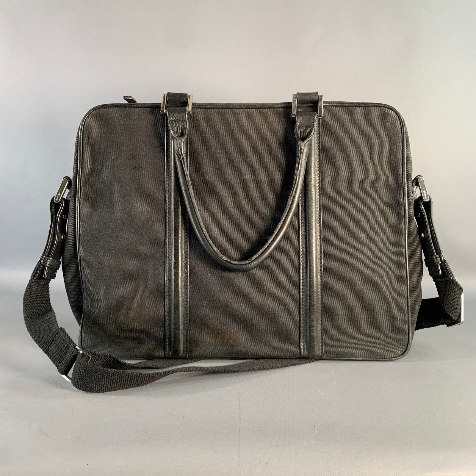 WANT Les Essentiels WANT LES ESSENTIELS DE LA VIE Black Cotton Laptop Bag Size ONE SIZE - 3 Thumbnail