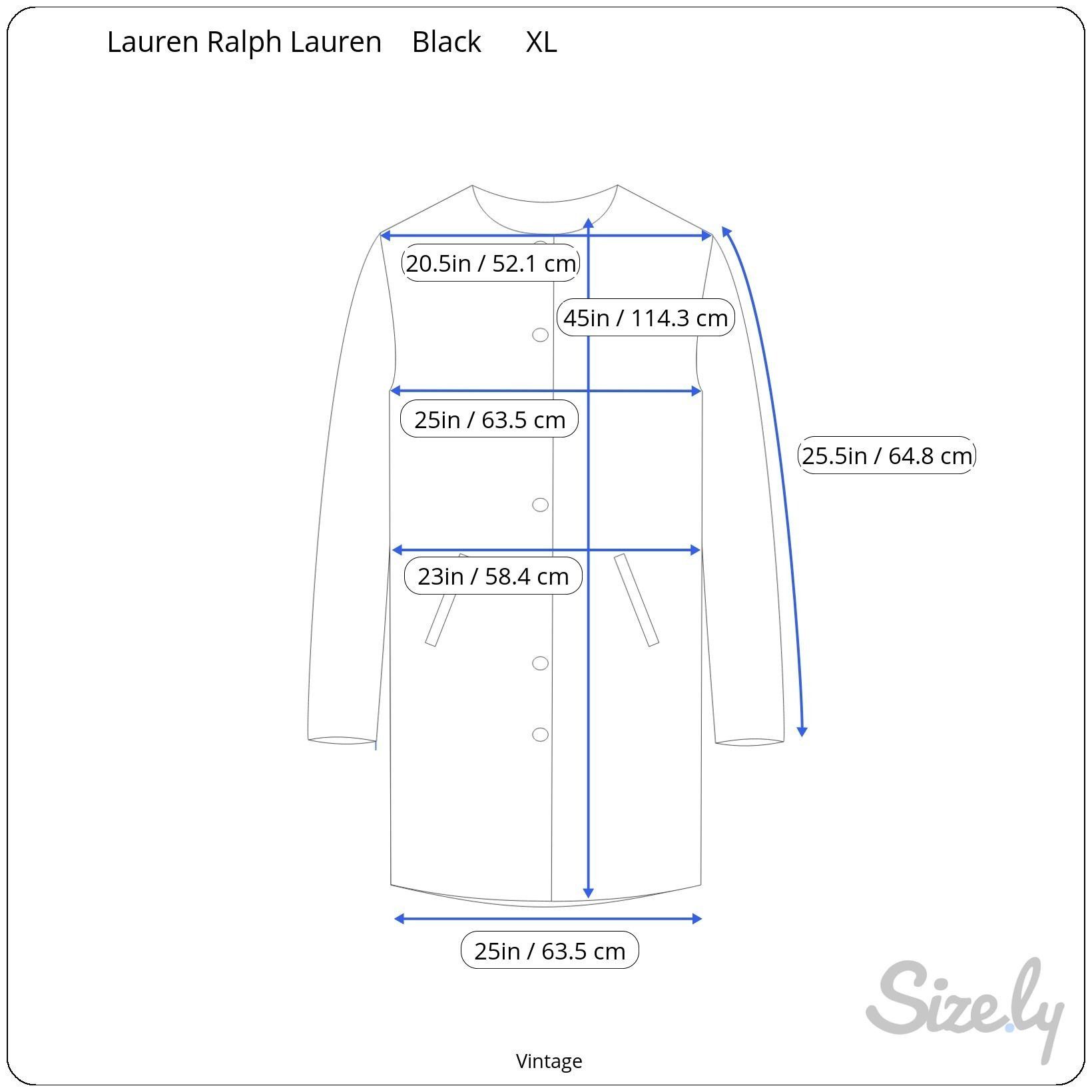 Lauren Ralph Lauren Lauren Ralph Lauren Mens Charcoal Overcoat Wool Cashmere Ble Size US XL / EU 56 / 4 - 8 Thumbnail