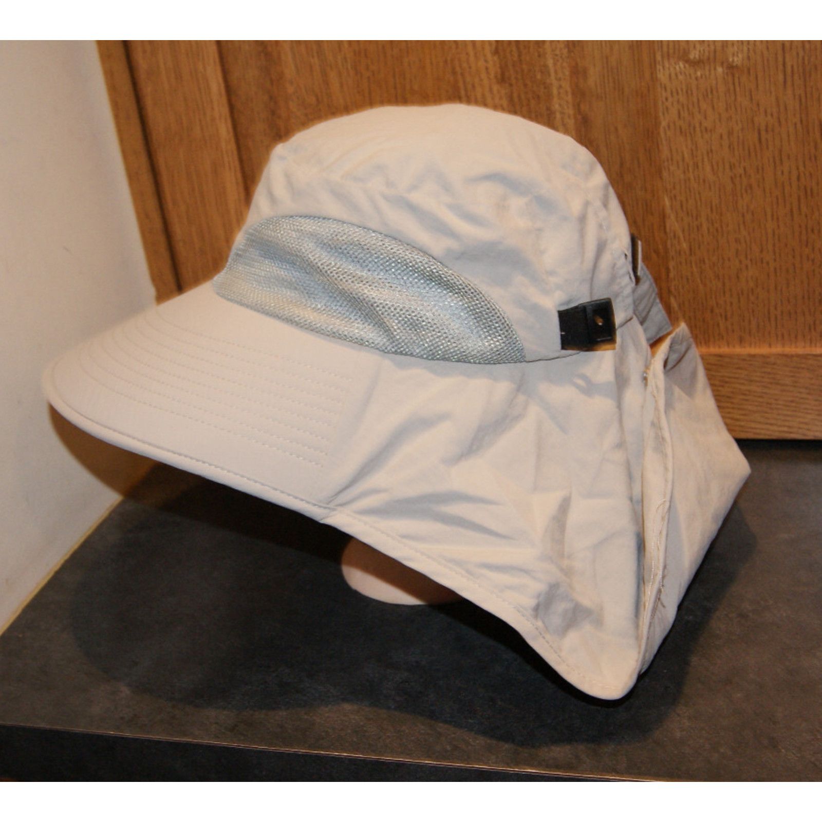 Other Camptrace Hat Cap Neck Flap Wide Brim Cotton Fishing Visor M Size ONE SIZE - 6 Thumbnail