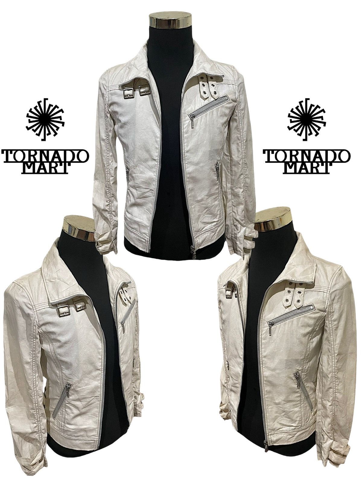 If Six Was Nine Tornado Mart Punk Biker Jacket Size M / US 6-8 / IT 42-44 - 1 Thumbnail