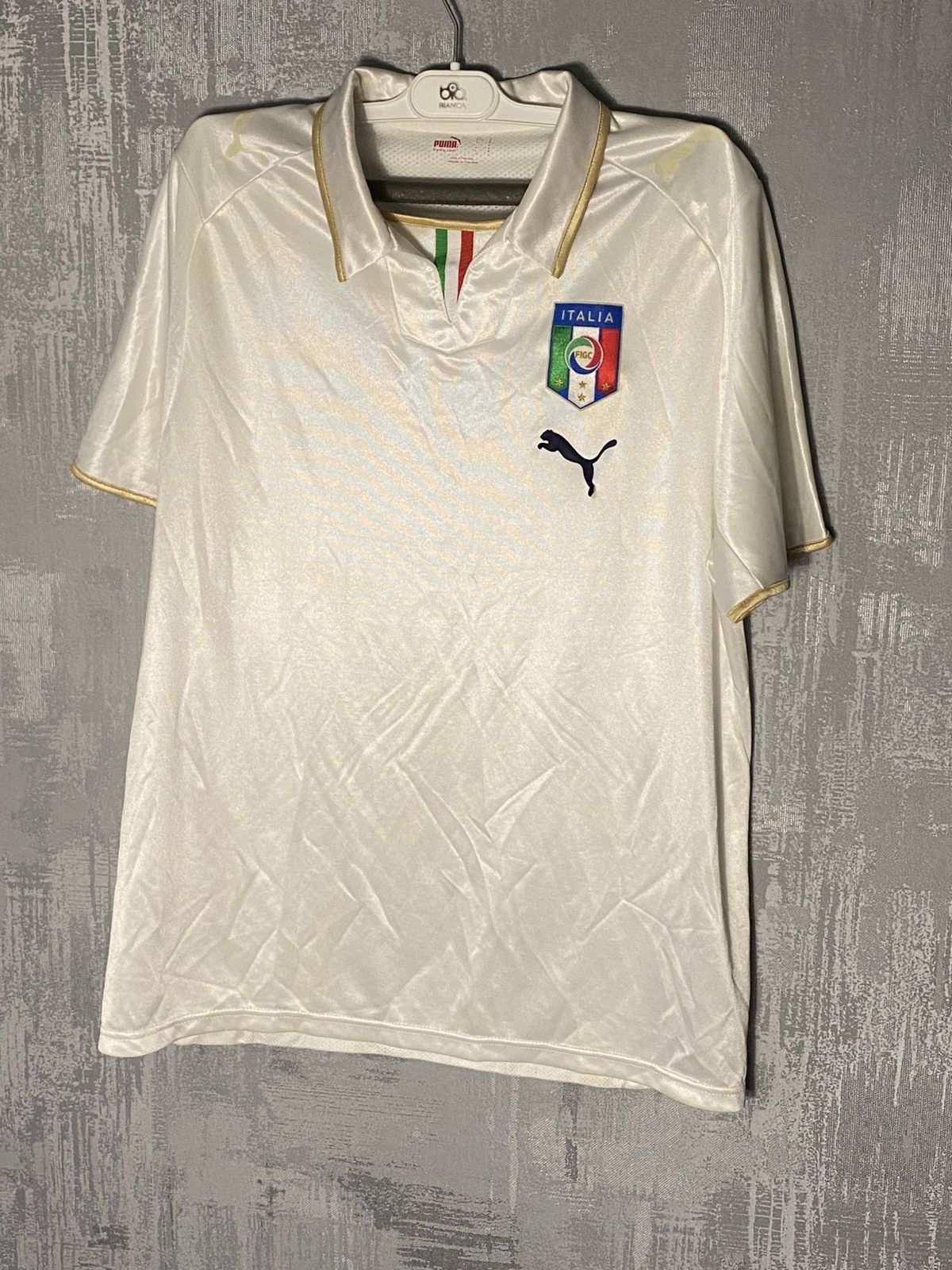 Puma × Vintage Vintage Italy Puma Soccer Football Jersey National Team 2007 Size US M / EU 48-50 / 2 - 1 Thumbnail