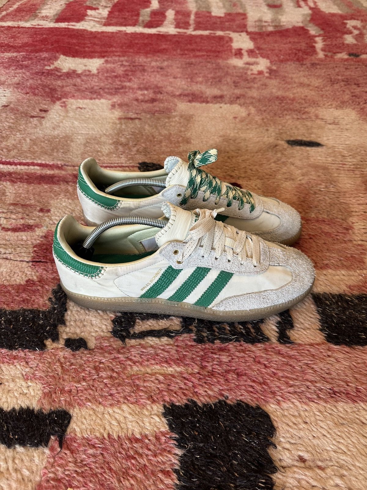 adidas gazelle silver green womens Wales Bonner x Adidas Originals Samba Nylon