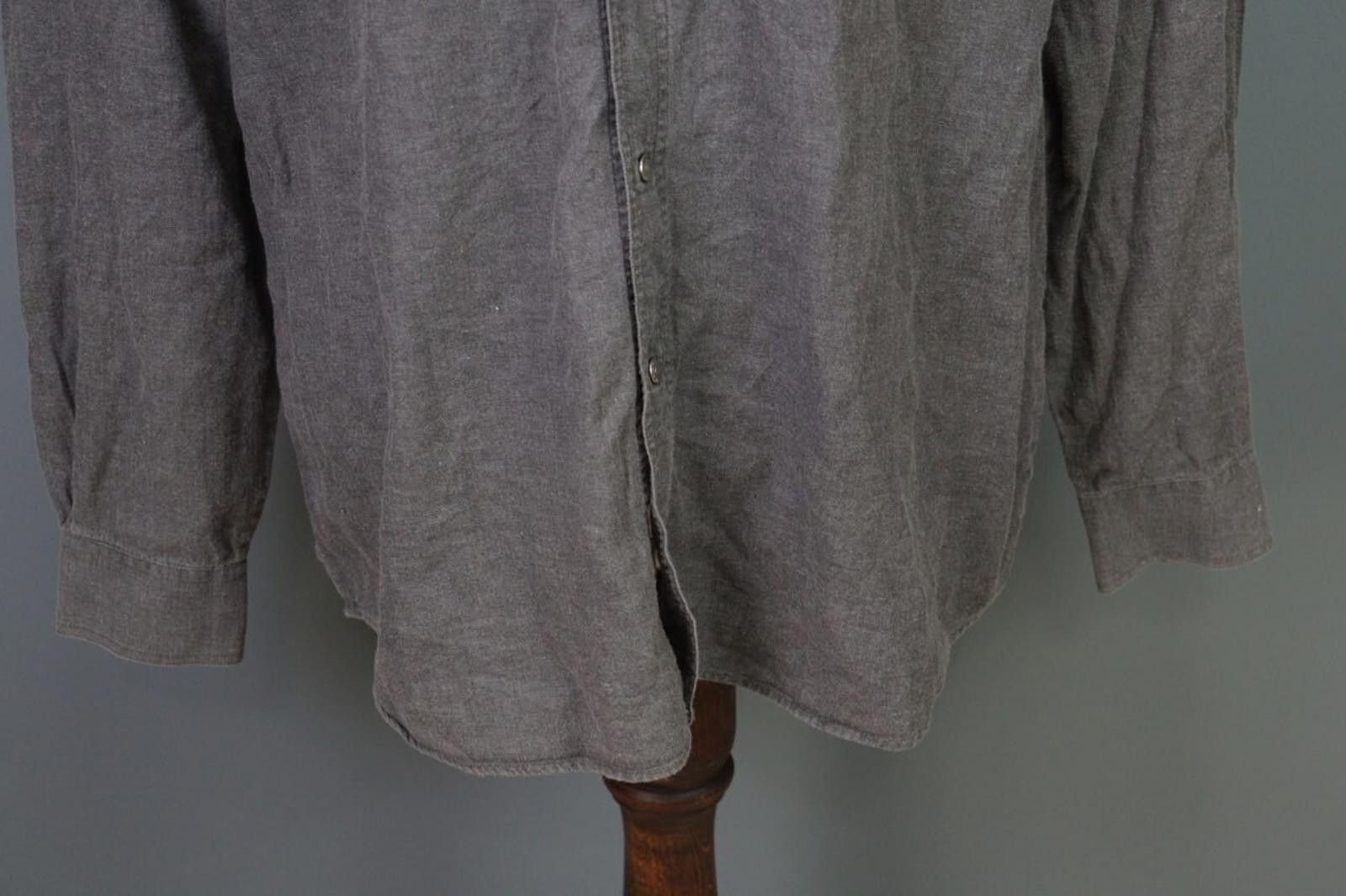 Designer Vintage Versace Sport Brown Snap Up Pockets Shirt Size 54 Size US M / EU 48-50 / 2 - 2 Thumbnail
