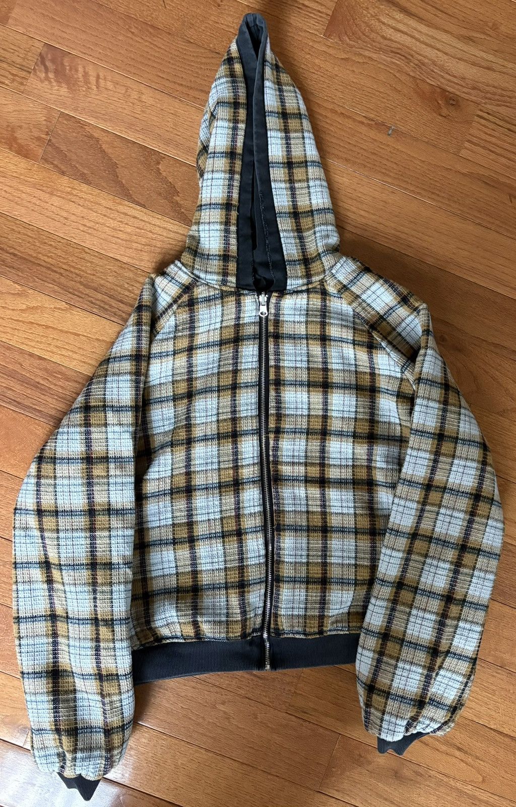 basketcase gallery Basketcase Gallery Hench Reversible Plaid Thermal Zip Up Size US S / EU 44-46 / 1 - 9 Thumbnail