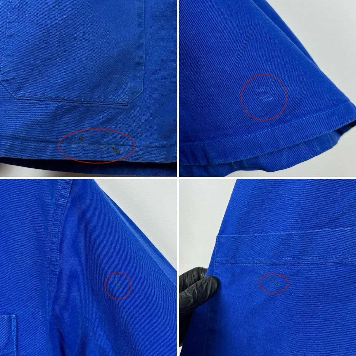 Le Laboureur 80s Vintage Lutteurs French Workwear Sanfor Chore Jacket Size US M / EU 48-50 / 2 - 9 Thumbnail