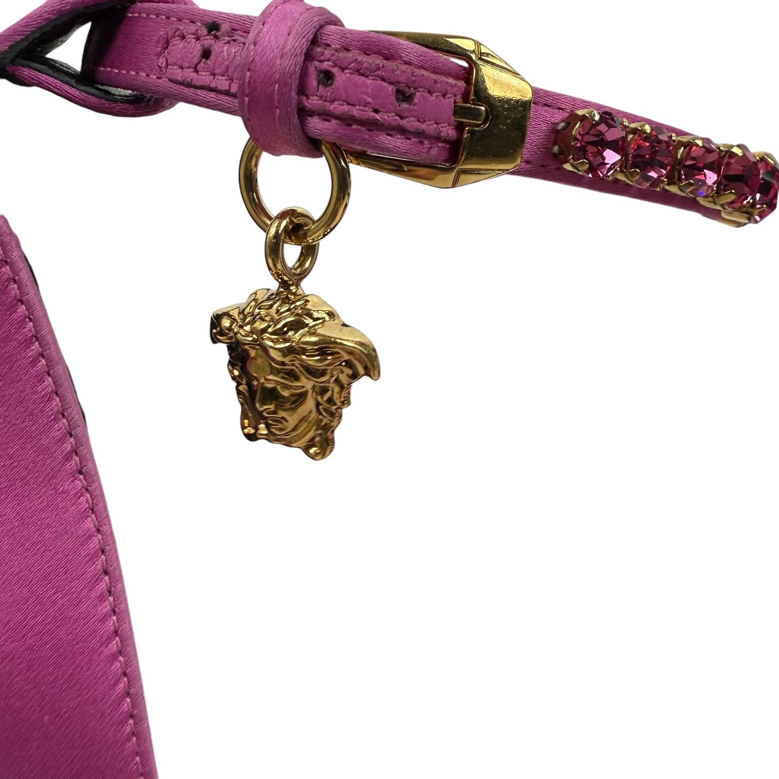 Versace NEW Versace Aevital Medusa Platform Crystals Pumps Pink 37 Size US 7 / IT 37 - 4 Thumbnail
