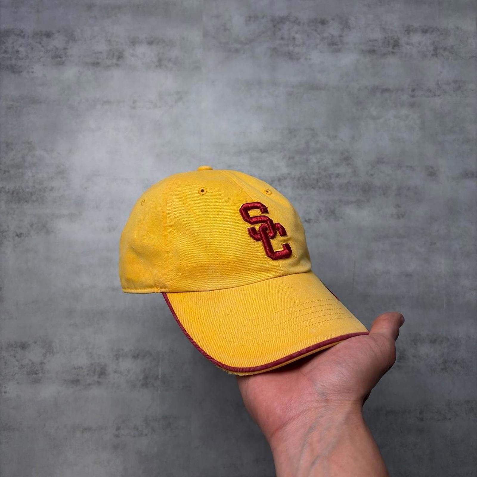 Nike Vintage Yellow Nike USC Trojans College Baseball Hat Size ONE SIZE - 3 Thumbnail