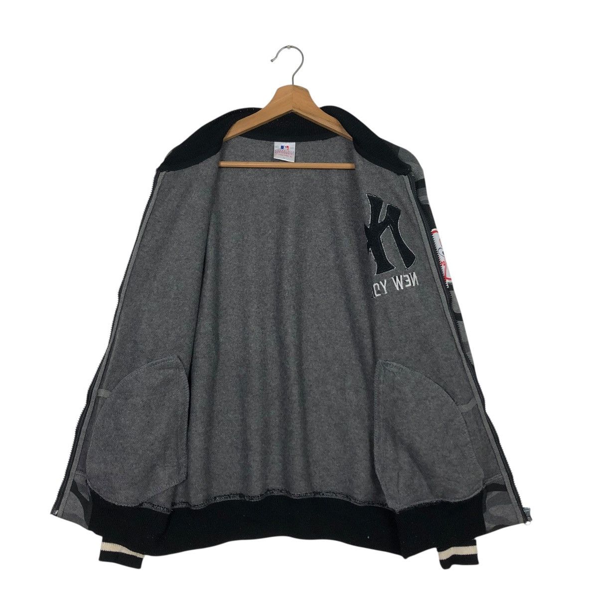 MLB 🔥VINTAGE BOMBER JACKET NY MLB BIG LOGO STREETWEAR Size US M / EU 48-50 / 2 - 15 Thumbnail