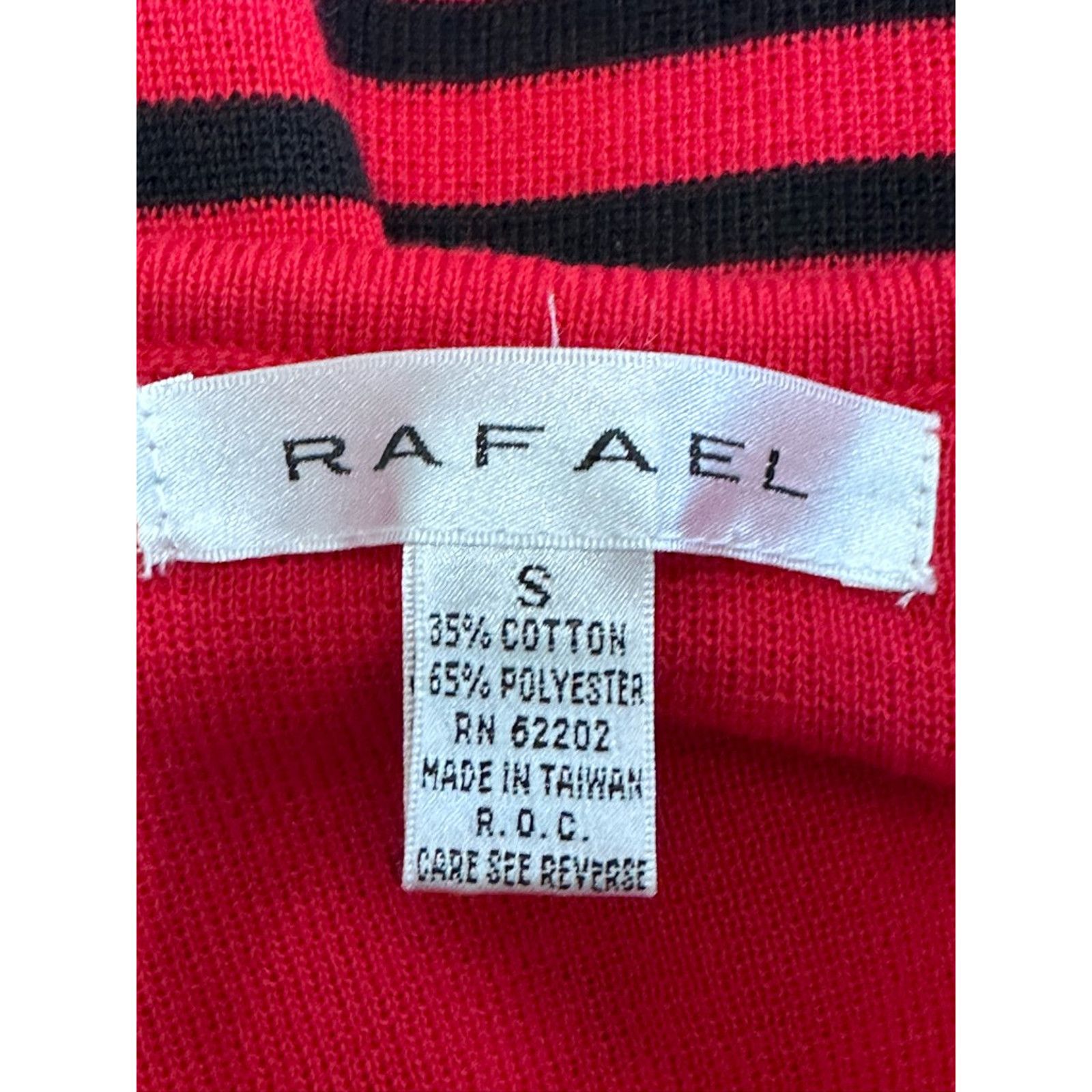 Other Rafaella Cardigan Sweater Button Front Striped Red W S Size S / US 4 / IT 40 - 7 Thumbnail