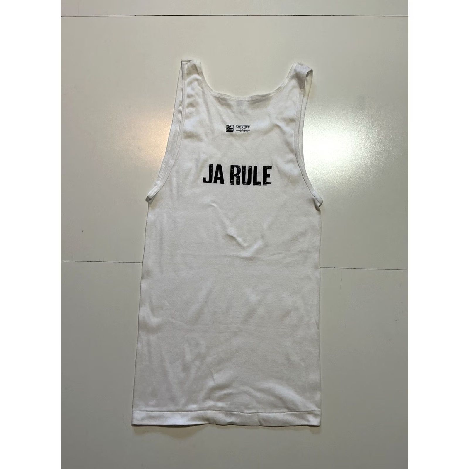 Fruit Of The Loom VINTAGE Ja Rule Venni Vetti Vecci Murder Inc. Def Jam Tank Top Shirt XL White Mens Size US XL / EU 56 / 4 - 3 Thumbnail