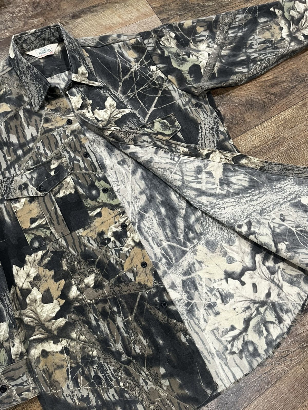 Redhead VTG 90s Mossy Oak Camo Hunting Button Up Shirt RedHead USA L Size US L / EU 52-54 / 3 - 3 Thumbnail