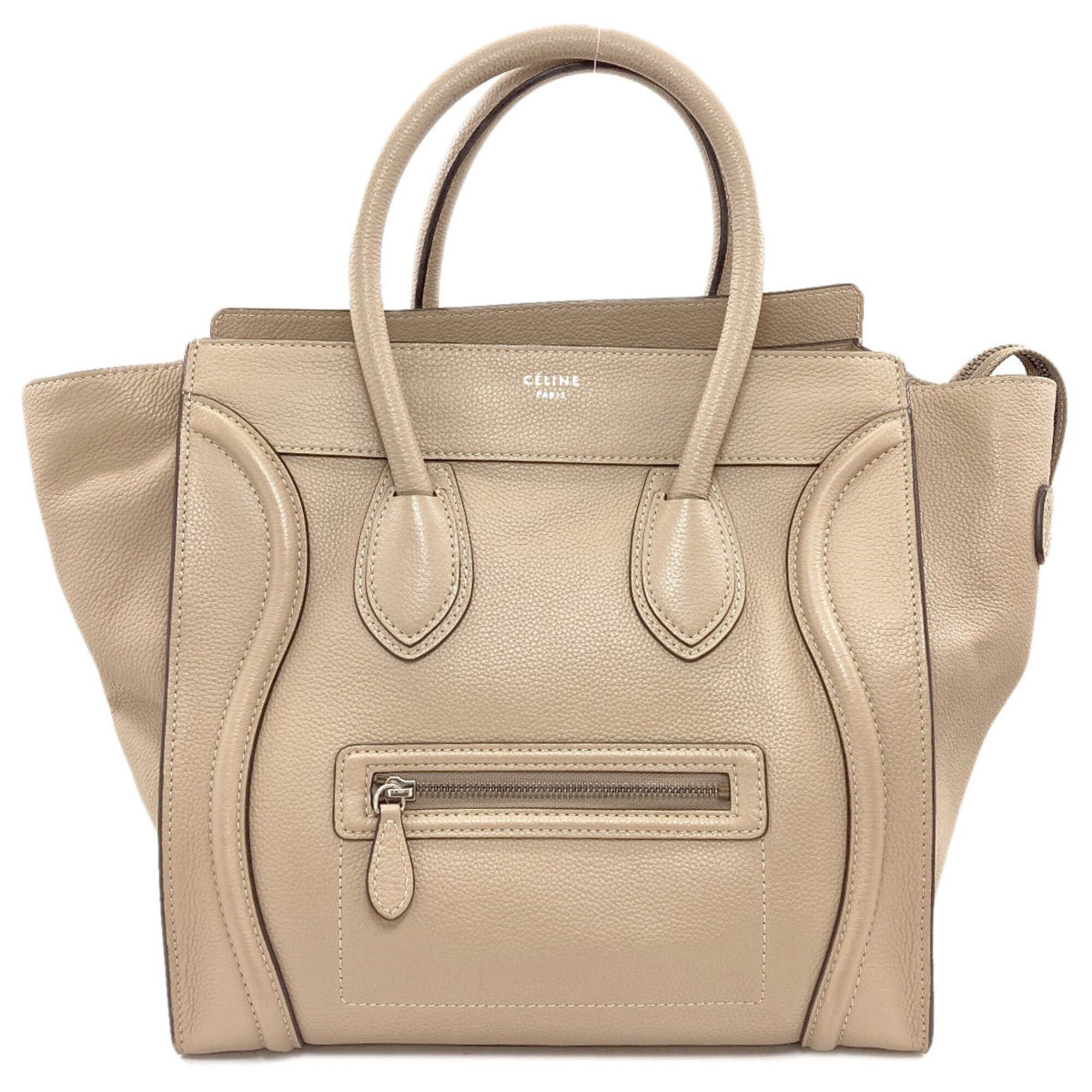 Celine Celine Luggage Mini Tote Bag, Calfskin, Women's Size ONE SIZE - 1 Thumbnail