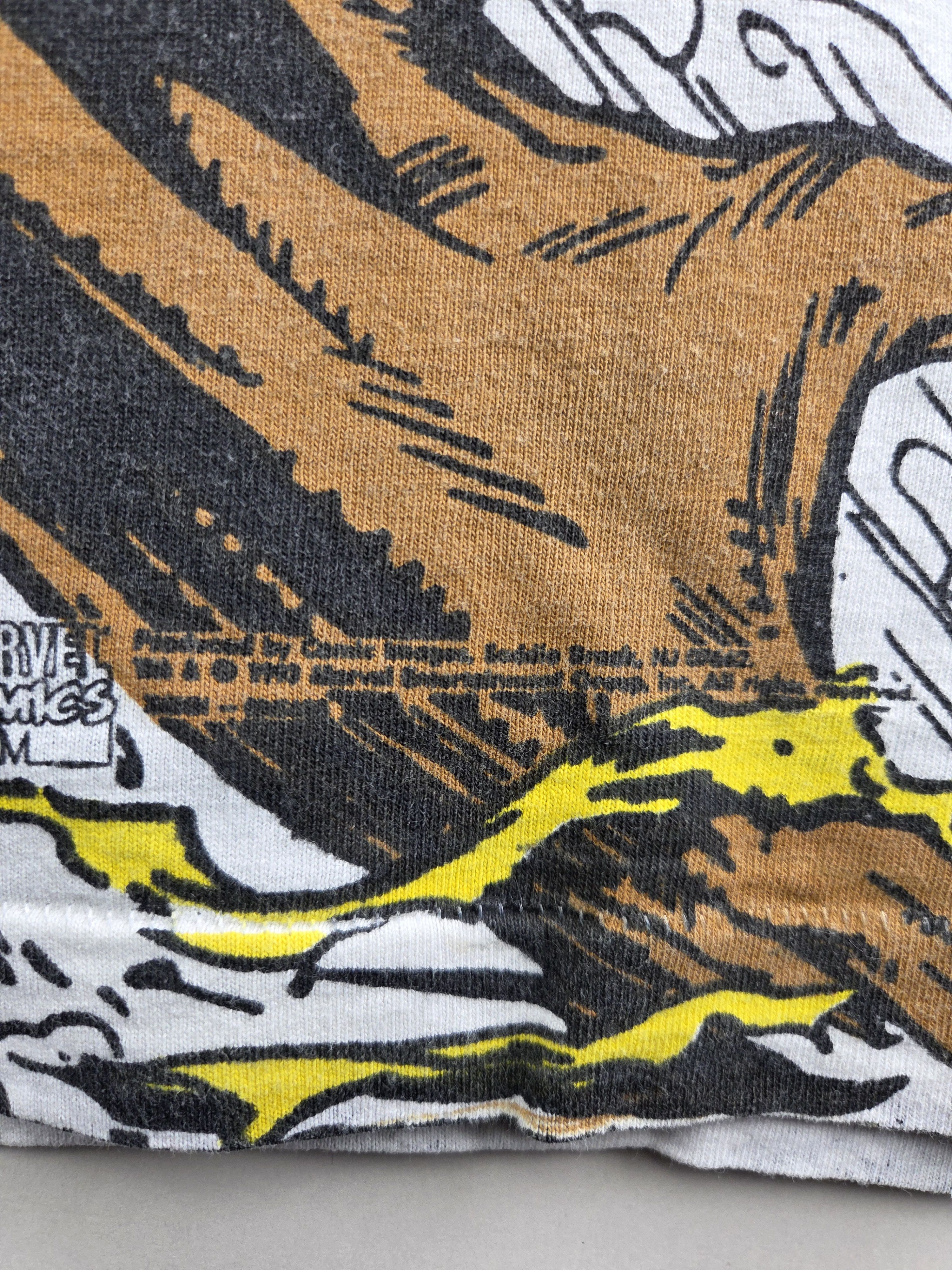 Marvel Comics × Vintage 1993 Marvel Comics Wolverine vs Sabertooth Mega Print Size US XL / EU 56 / 4 - 3 Thumbnail