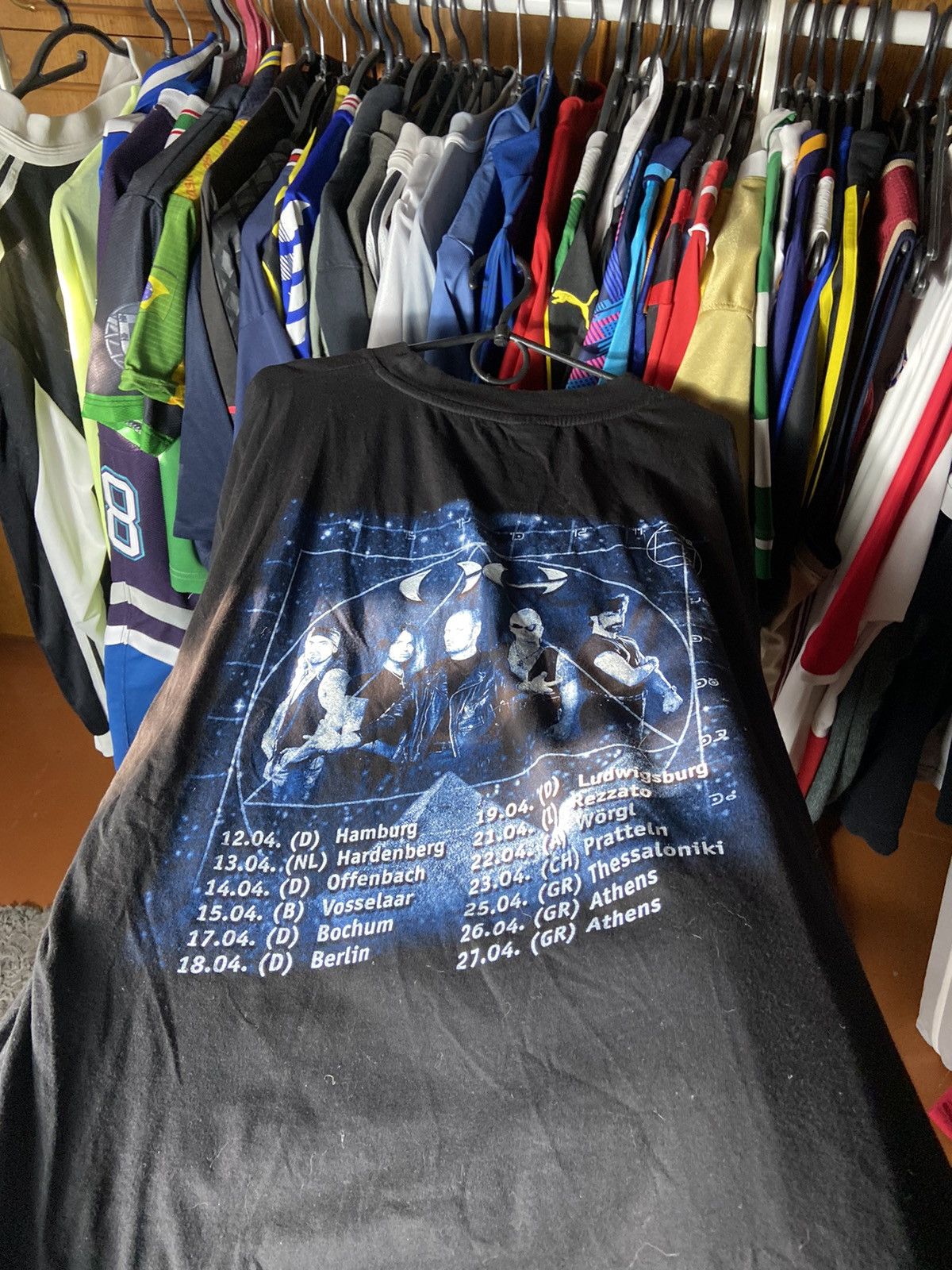 Band Tees × Vintage CRIMSON GLORY ASTRONOMICA VINTAGE FADED 00s TOUR T-SHIRT Size US XL / EU 56 / 4 - 3 Thumbnail