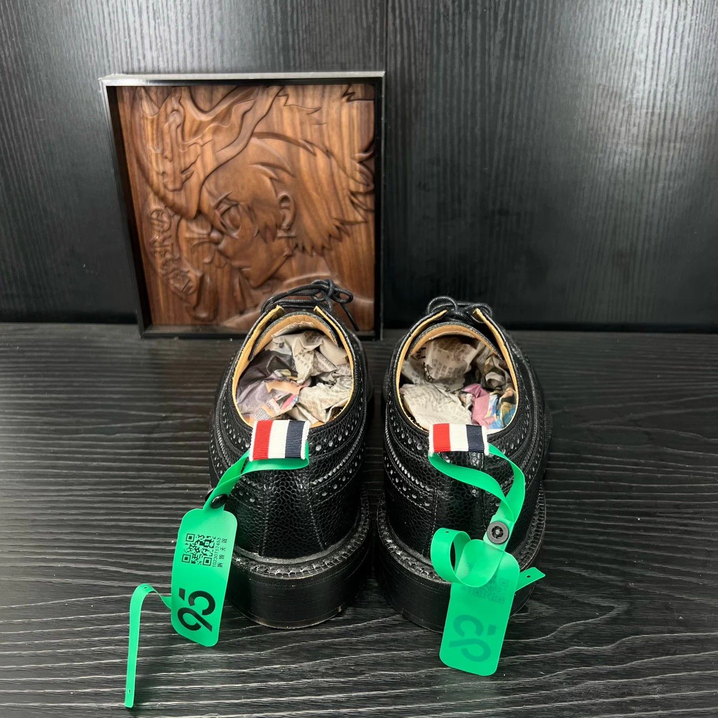 Other Engraved Leather Shoes 8/42 Boxed High Value Size US 9 / EU 42 - 4 Thumbnail