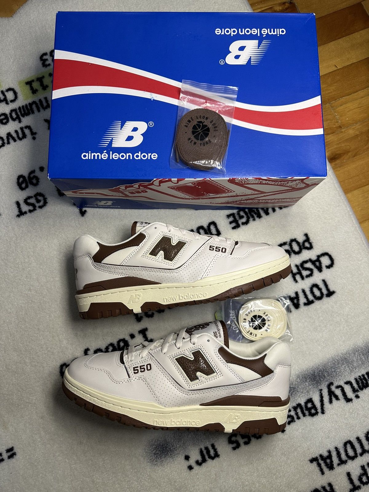 Aime Leon Dore × New Balance New Balance 550 Aime Leon Dore Brown Size US 10.5 / EU 43-44 - 1 Thumbnail