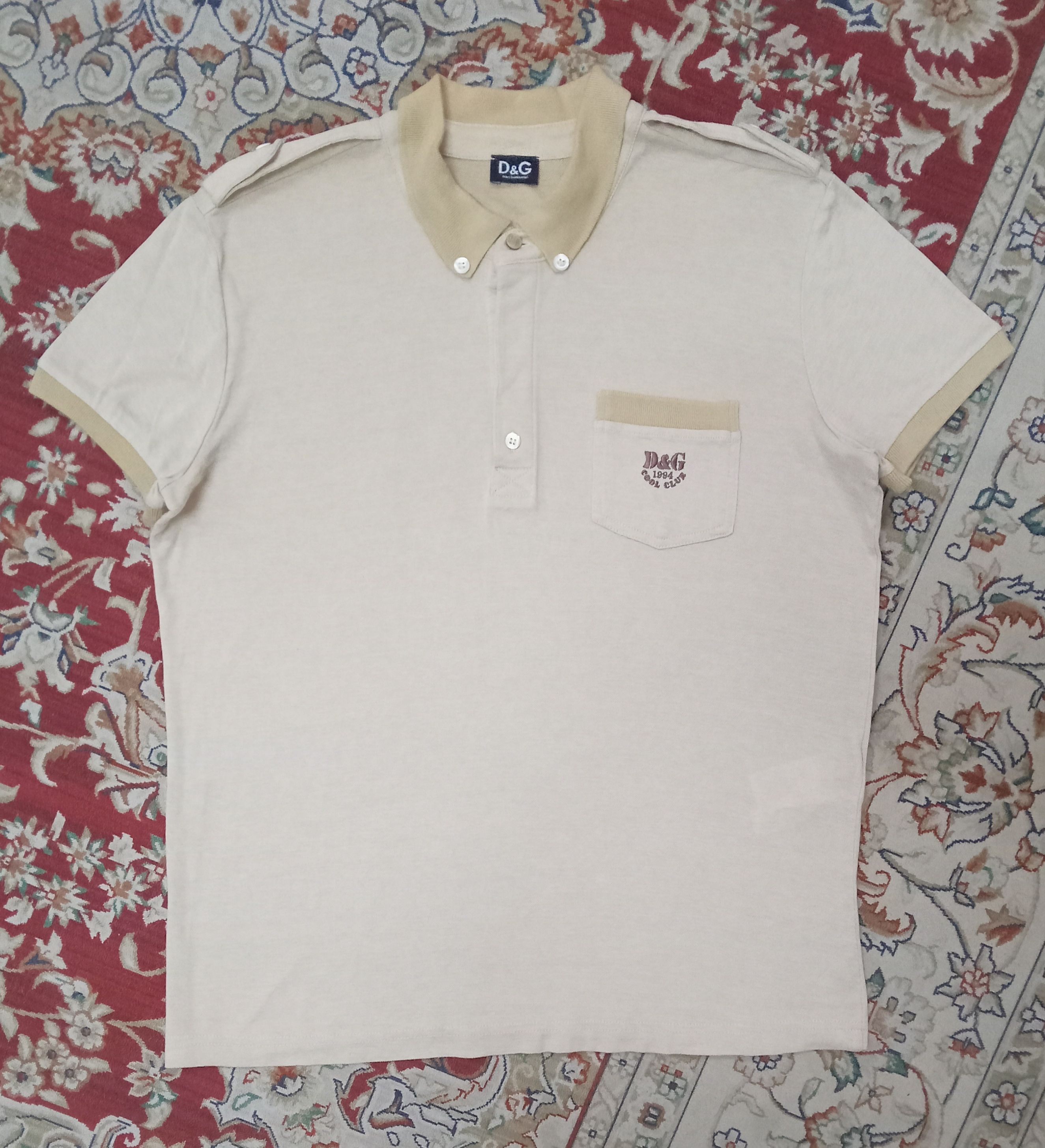 Dolce & Gabbana Dolce & Gabbana Polo Shirt Size US L / EU 52-54 / 3 - 1 Thumbnail