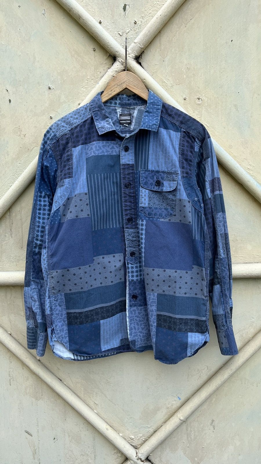 Momotaro Sashiko pattern Shirt