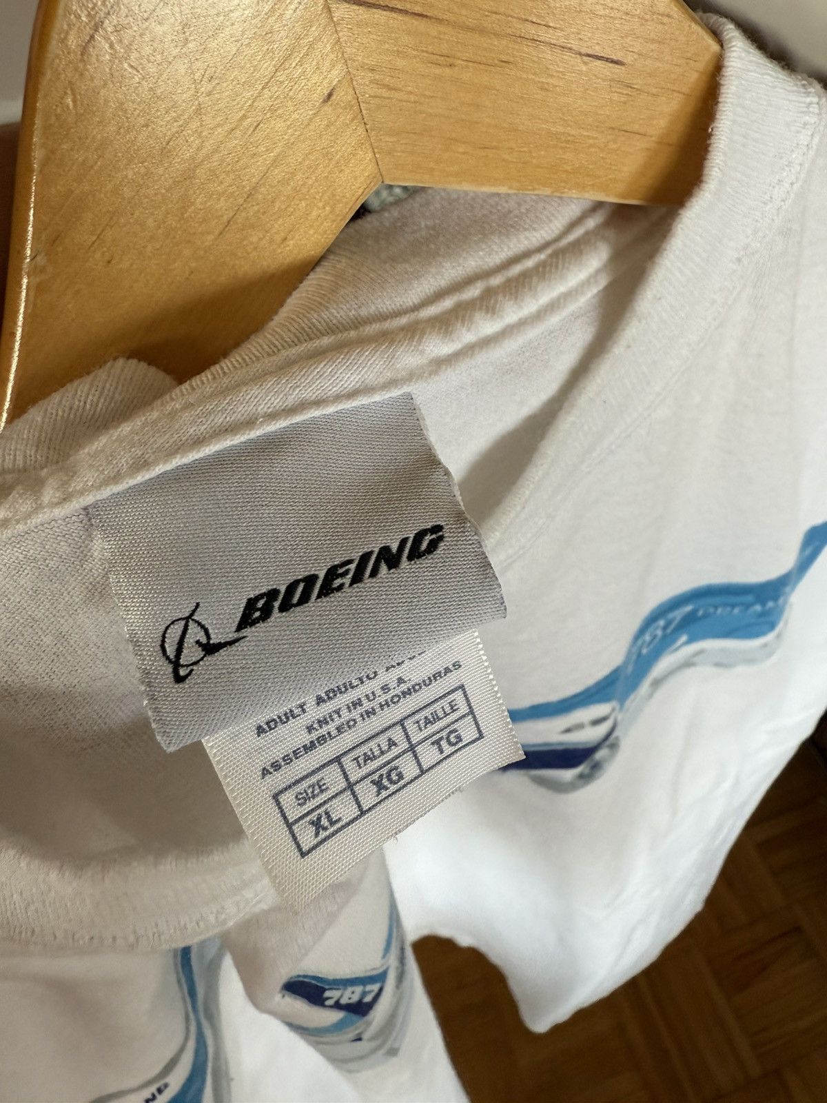 Vintage Vintage Boeing 787 Tee Size US XL / EU 56 / 4 - 3 Thumbnail