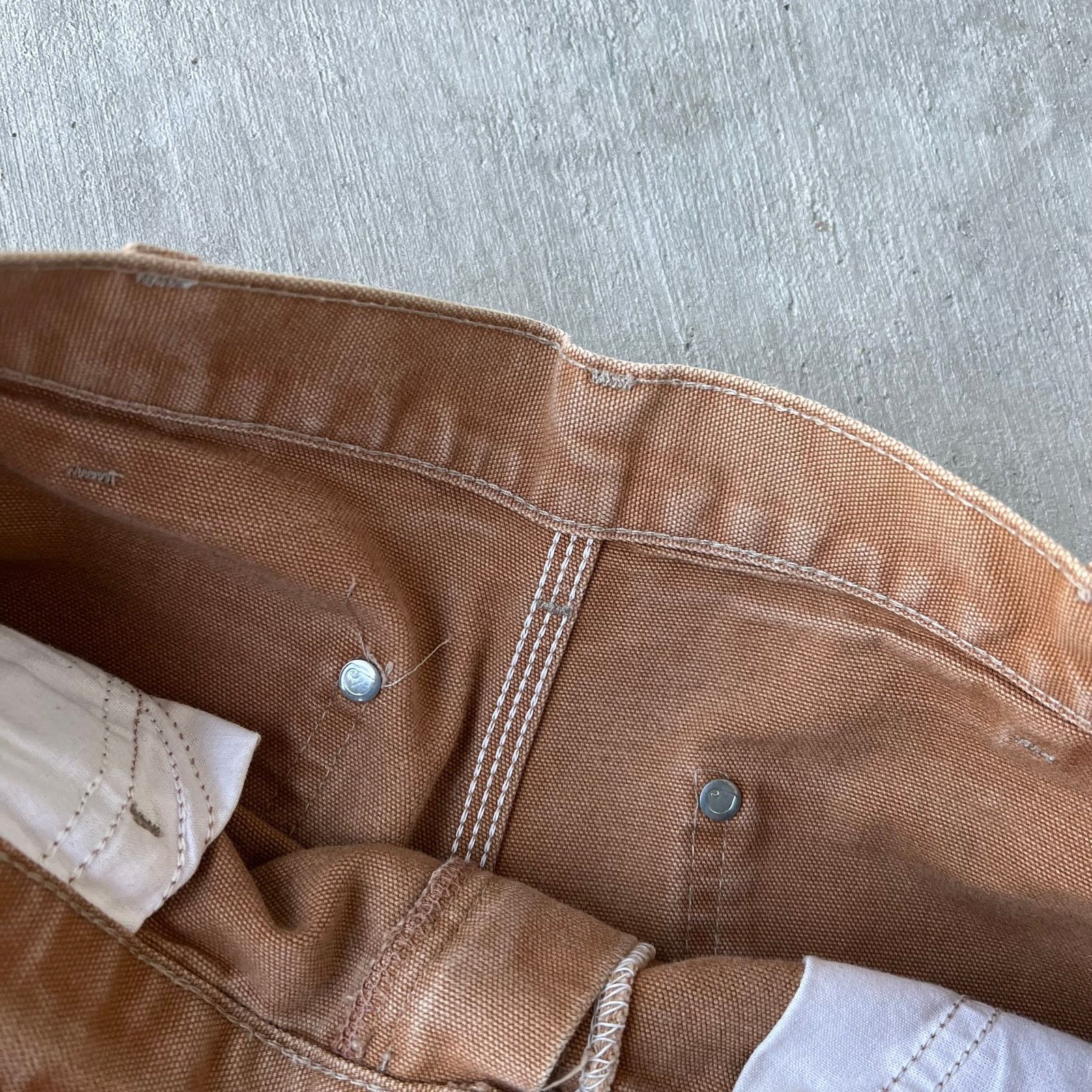 Carhartt × Vintage Carhartt brown double knee work wear carpenter pants Size US 32 / EU 48 - 7 Thumbnail