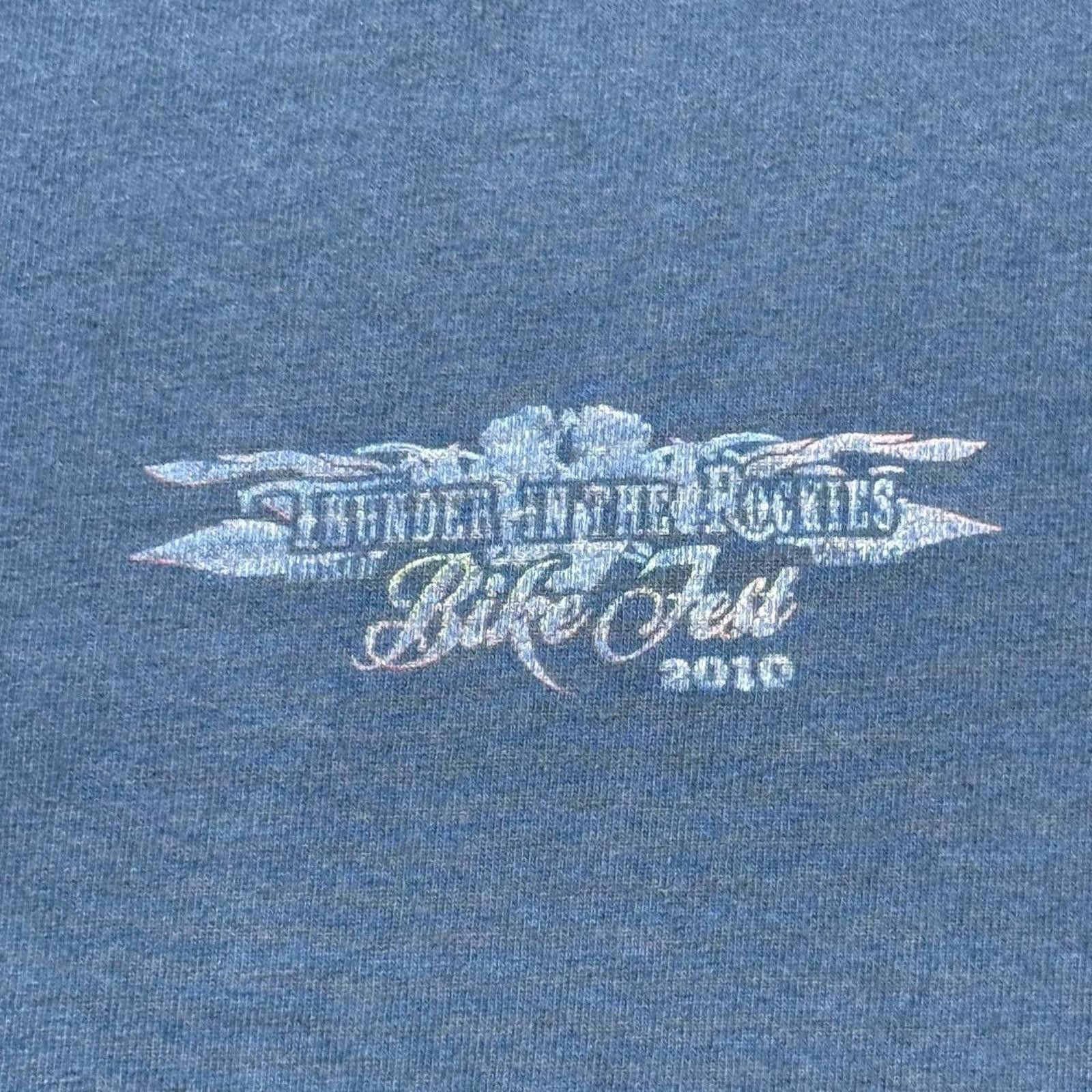 Other Bike Fest 2010 “Thunder In The Rockies” Motorcycle Y2K Shirt Size US XXL / EU 58 / 5 - 3 Thumbnail