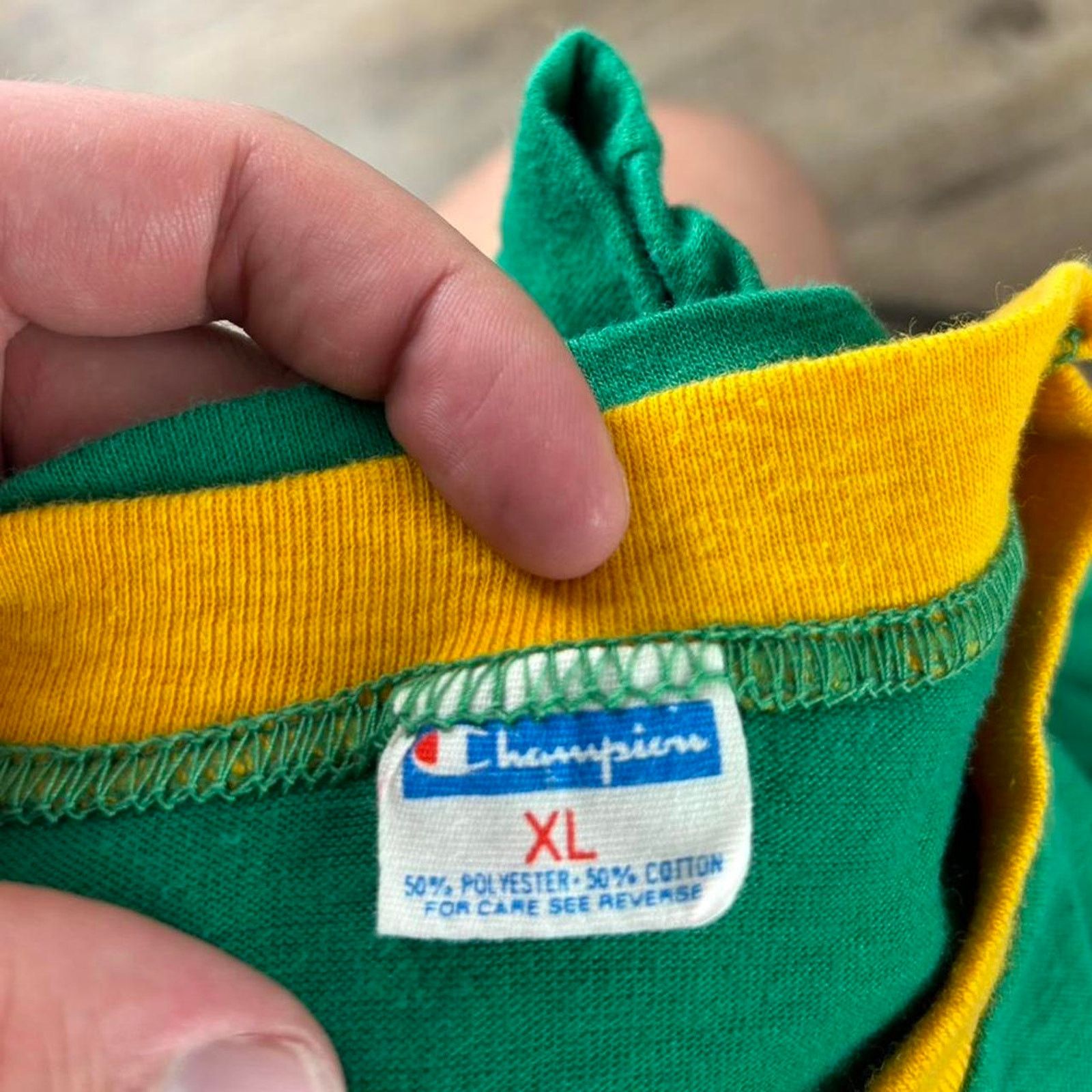 Champion × Russell Athletic × Vintage 70s Champion Single Stitch T-shirt Size US XL / EU 56 / 4 - 7 Thumbnail
